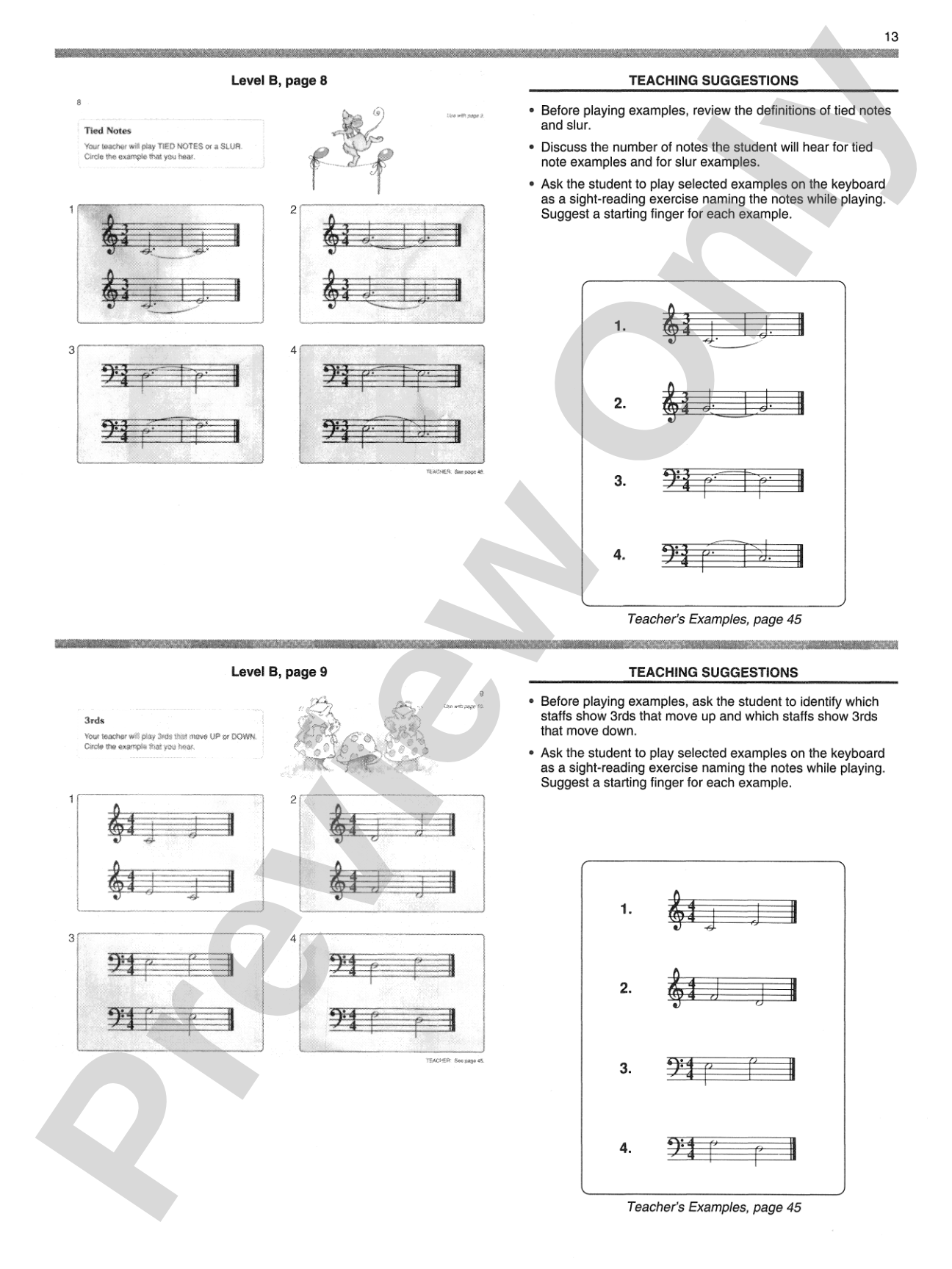 Alfred's Basic Piano Prep Course: Activity & Ear Training Book Teacher's Handbook and Answer Key, Levels A-F: For the Young Beginner: Piano