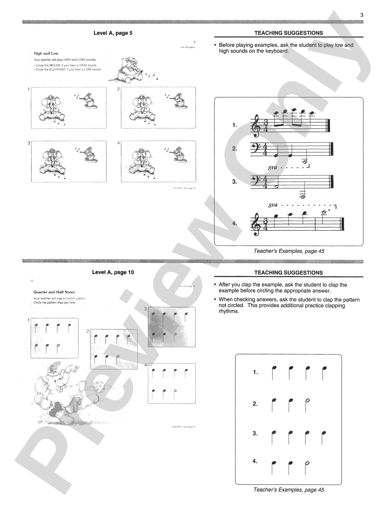Alfred's Basic Piano Prep Course: Activity & Ear Training Book Teacher's Handbook and Answer Key, Levels A-F: For the Young Beginner: Piano