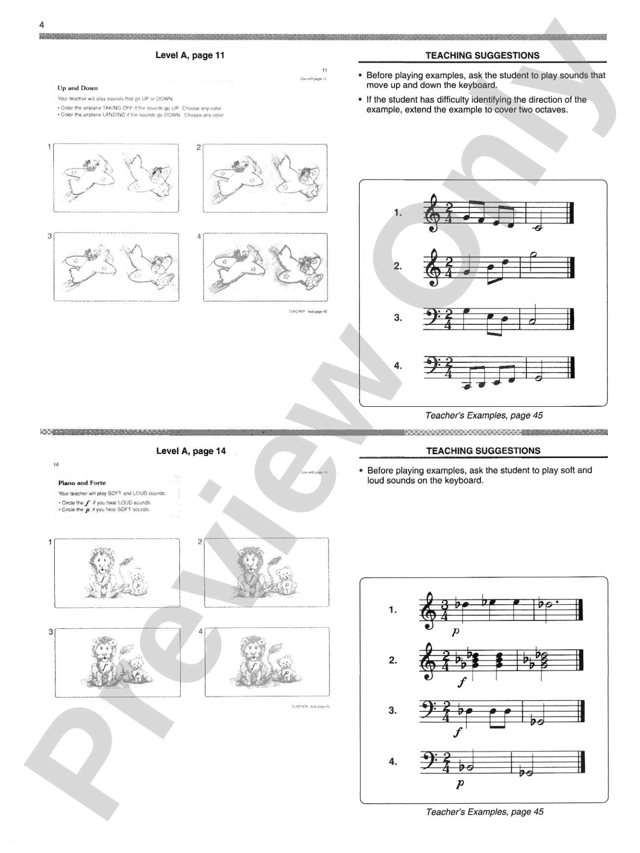 Alfred's Basic Piano Prep Course: Activity & Ear Training Book Teacher's Handbook and Answer Key, Levels A-F: For the Young Beginner: Piano