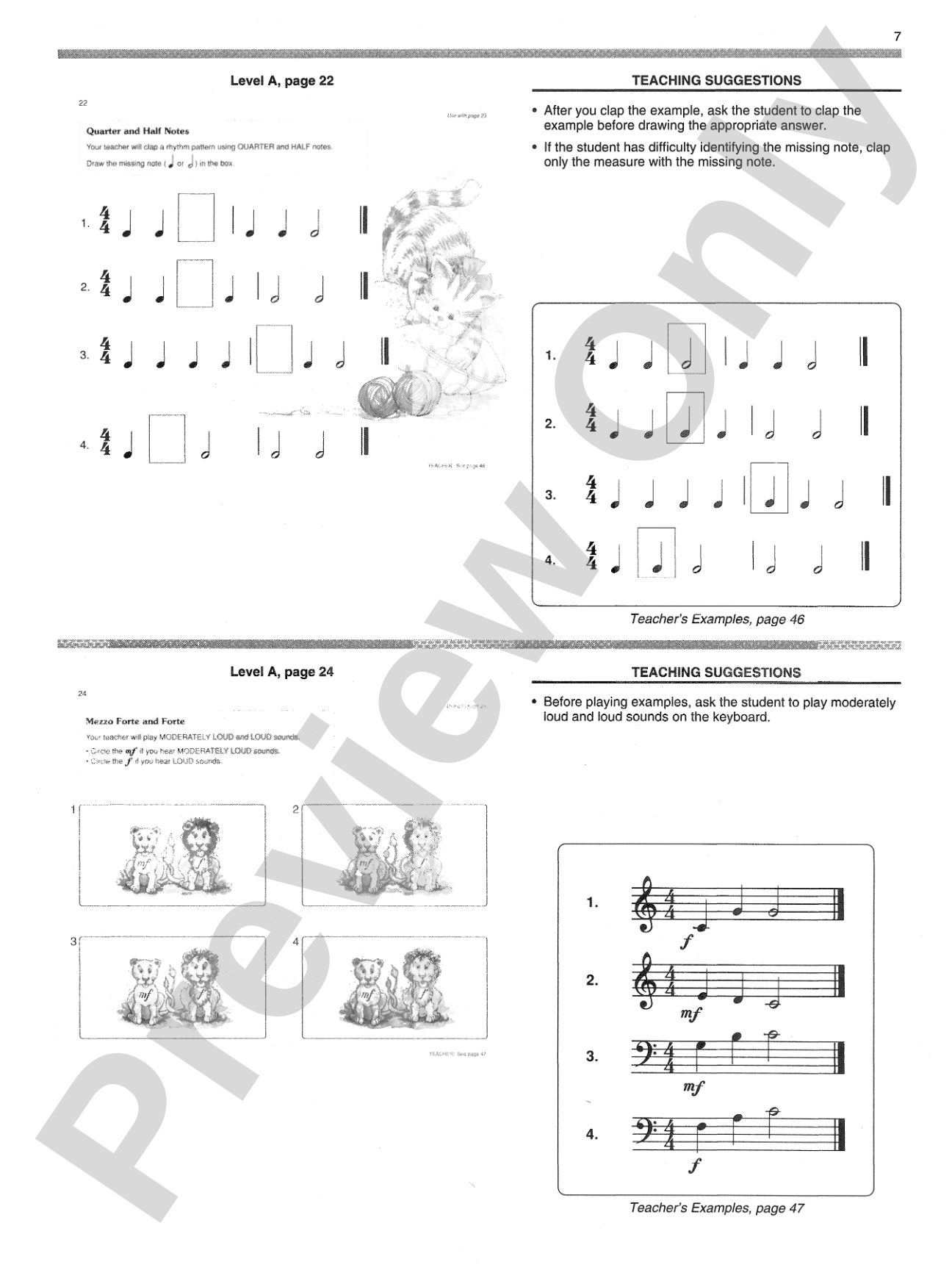 Alfred's Basic Piano Prep Course: Activity & Ear Training Book Teacher's Handbook and Answer Key, Levels A-F: For the Young Beginner: Piano