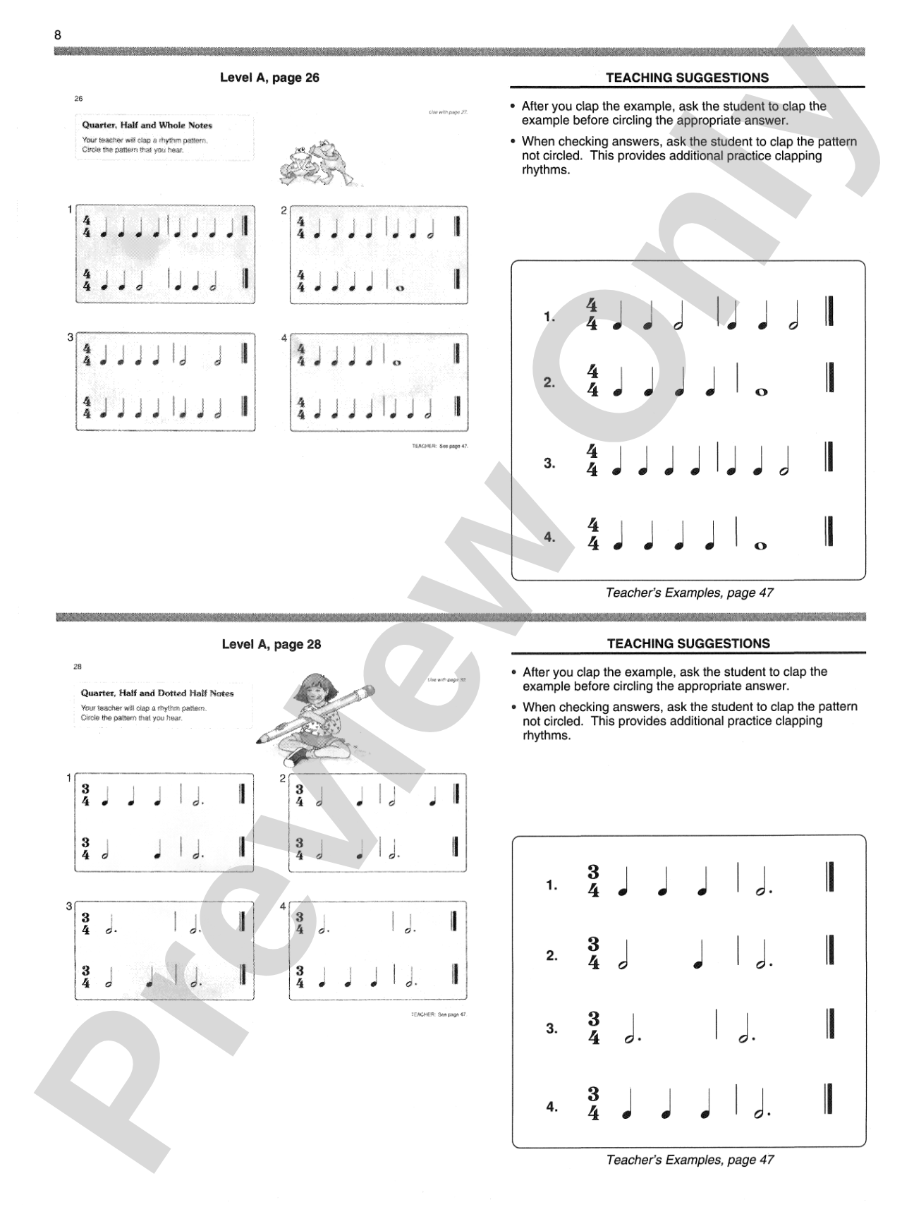 Alfred's Basic Piano Prep Course: Activity & Ear Training Book Teacher's Handbook and Answer Key, Levels A-F: For the Young Beginner: Piano