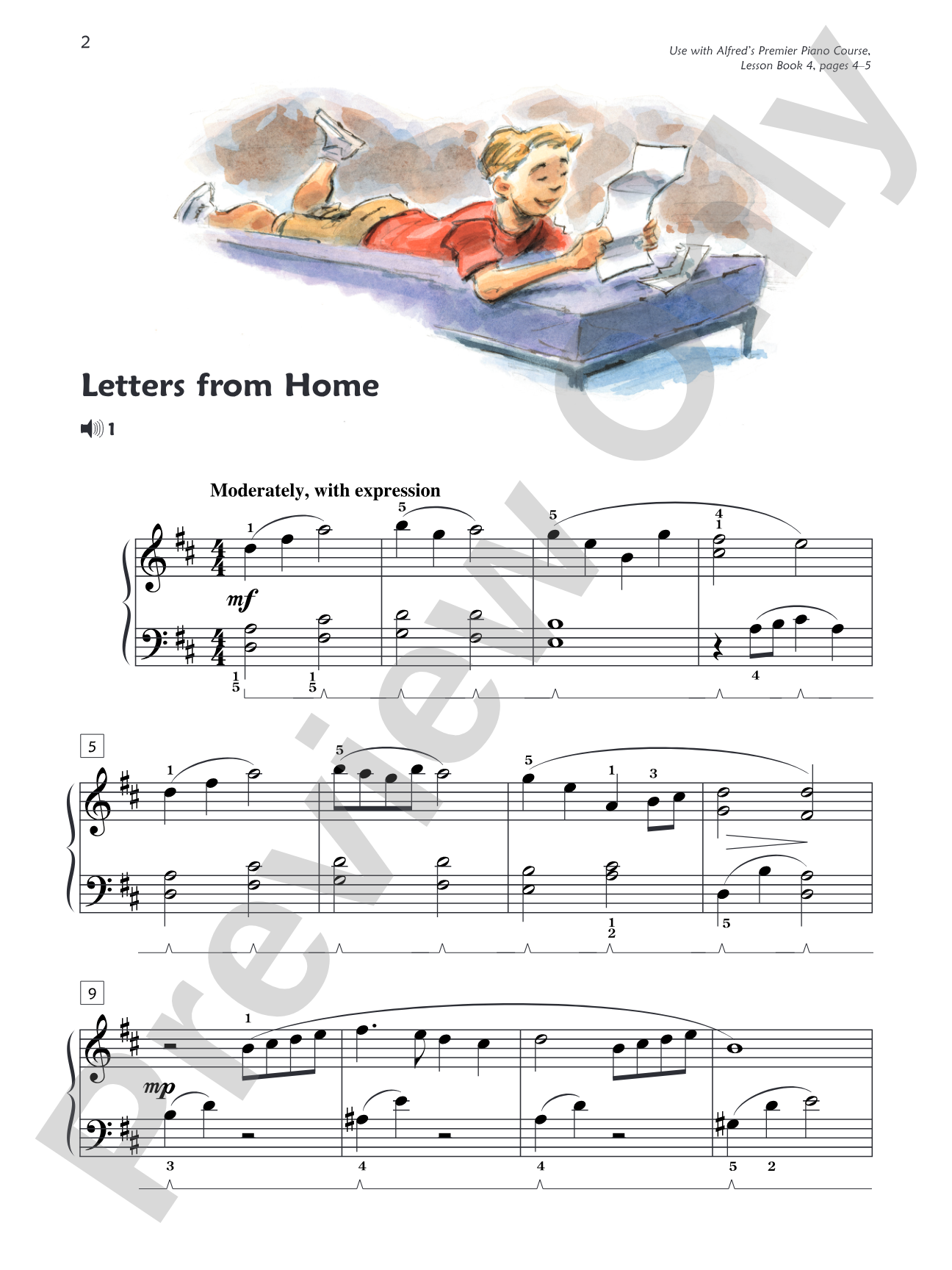 Premier Piano Course, Performance 4: Piano