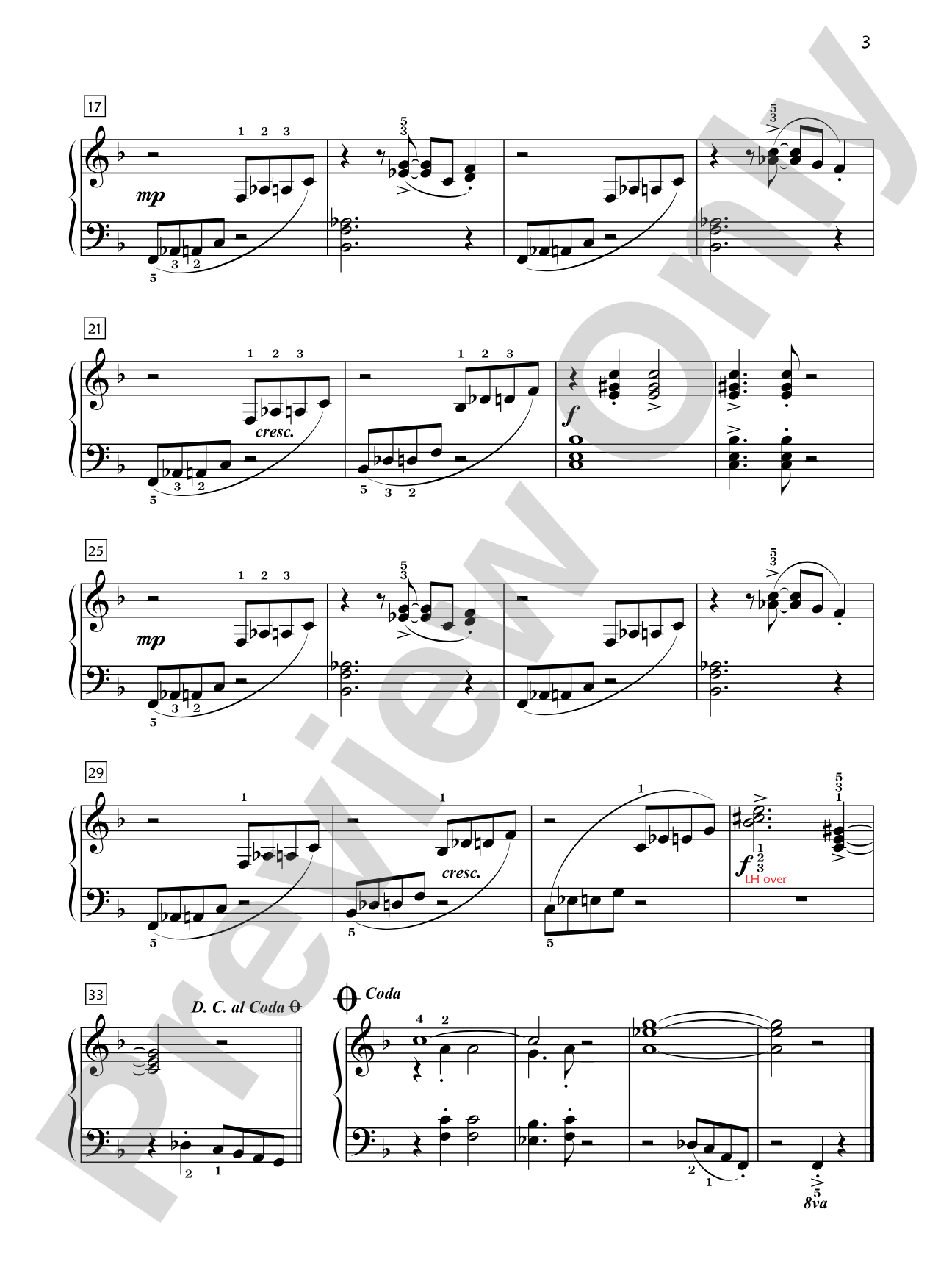 Premier Piano Course, Performance 6: Piano
