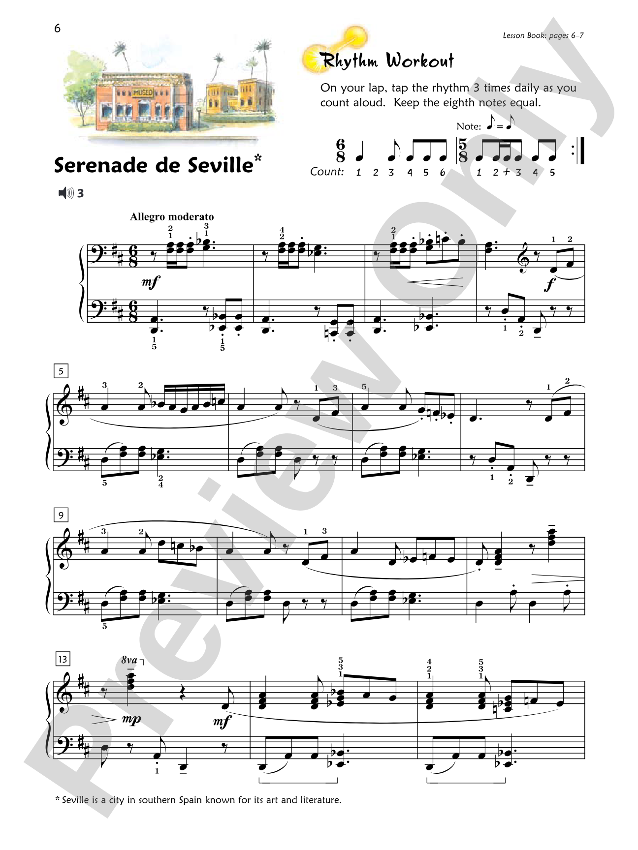 Premier Piano Course, Performance 6: Piano