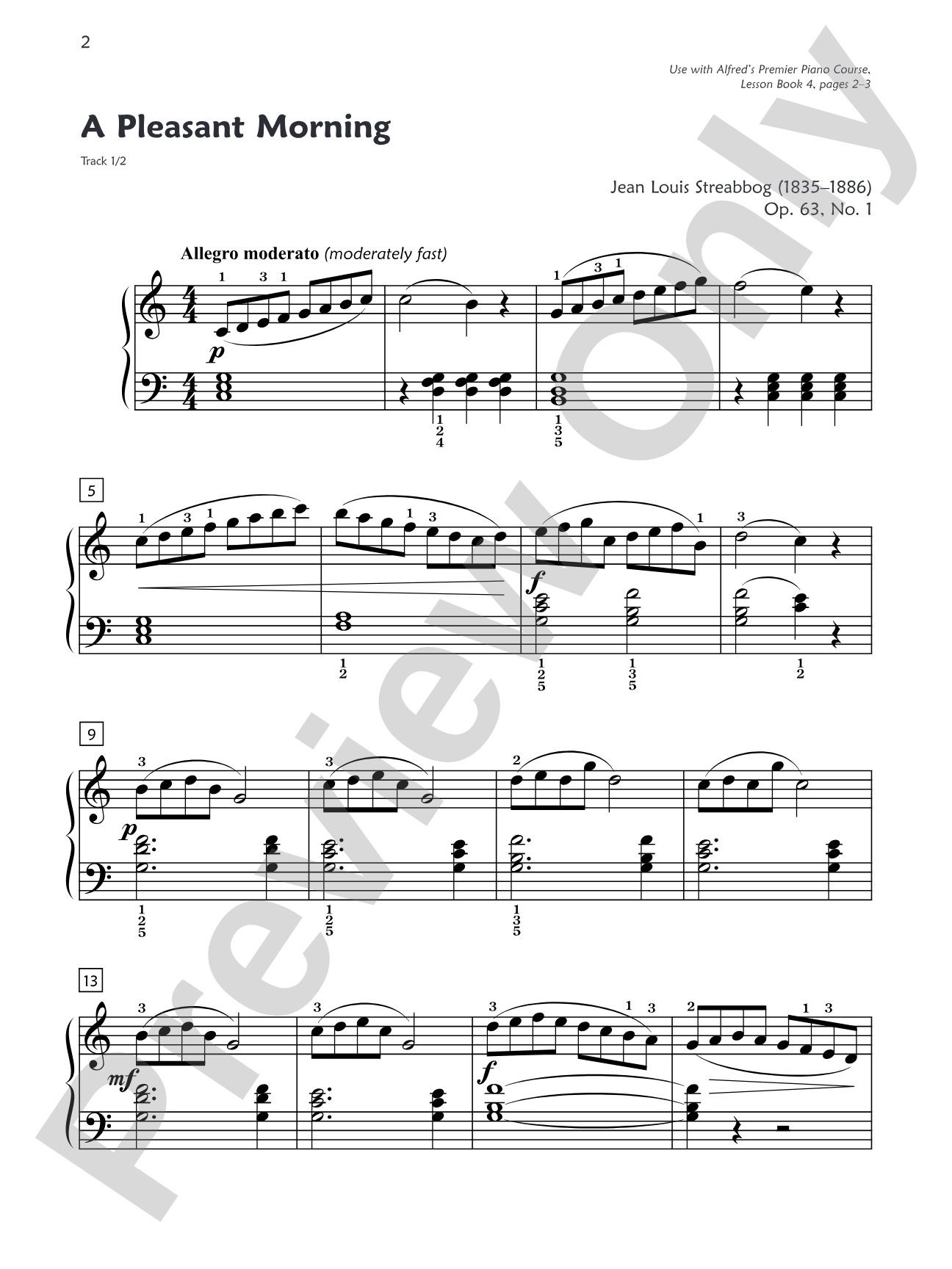 Premier Piano Course, Masterworks 4: Correlated Standard Repertoire: Piano