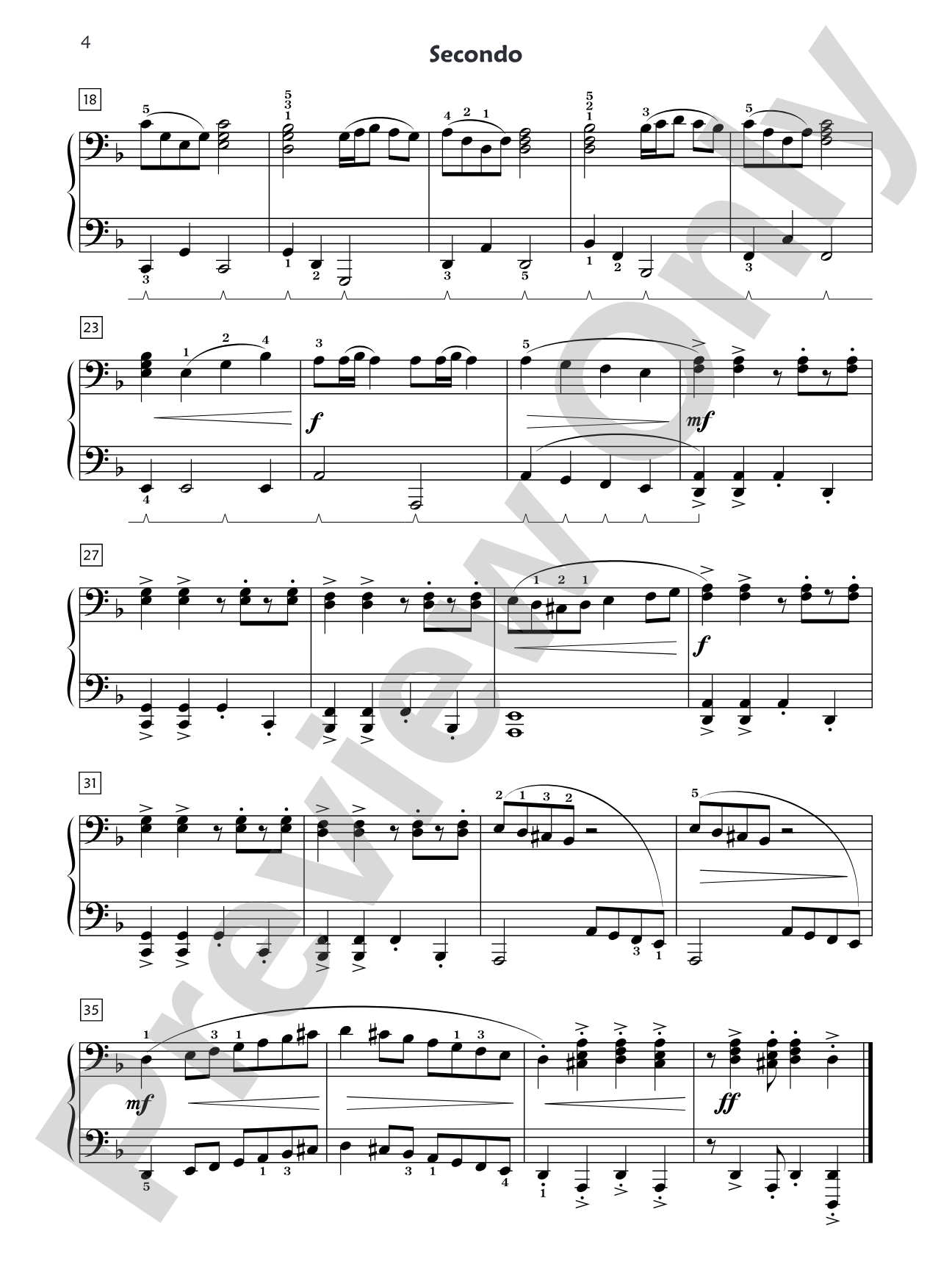 Premier Piano Course, Duet 5: Piano