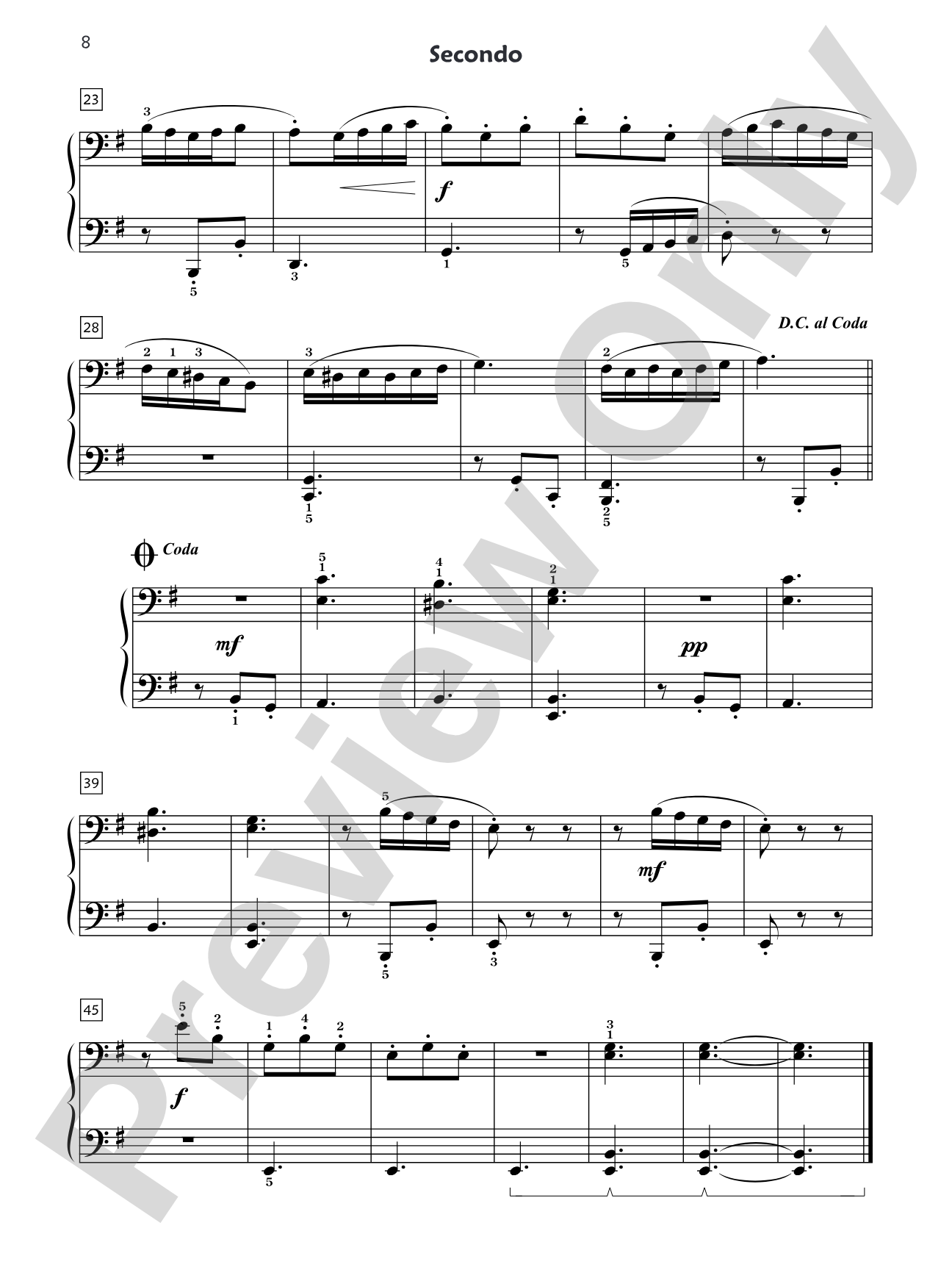 Premier Piano Course, Duet 5: Piano