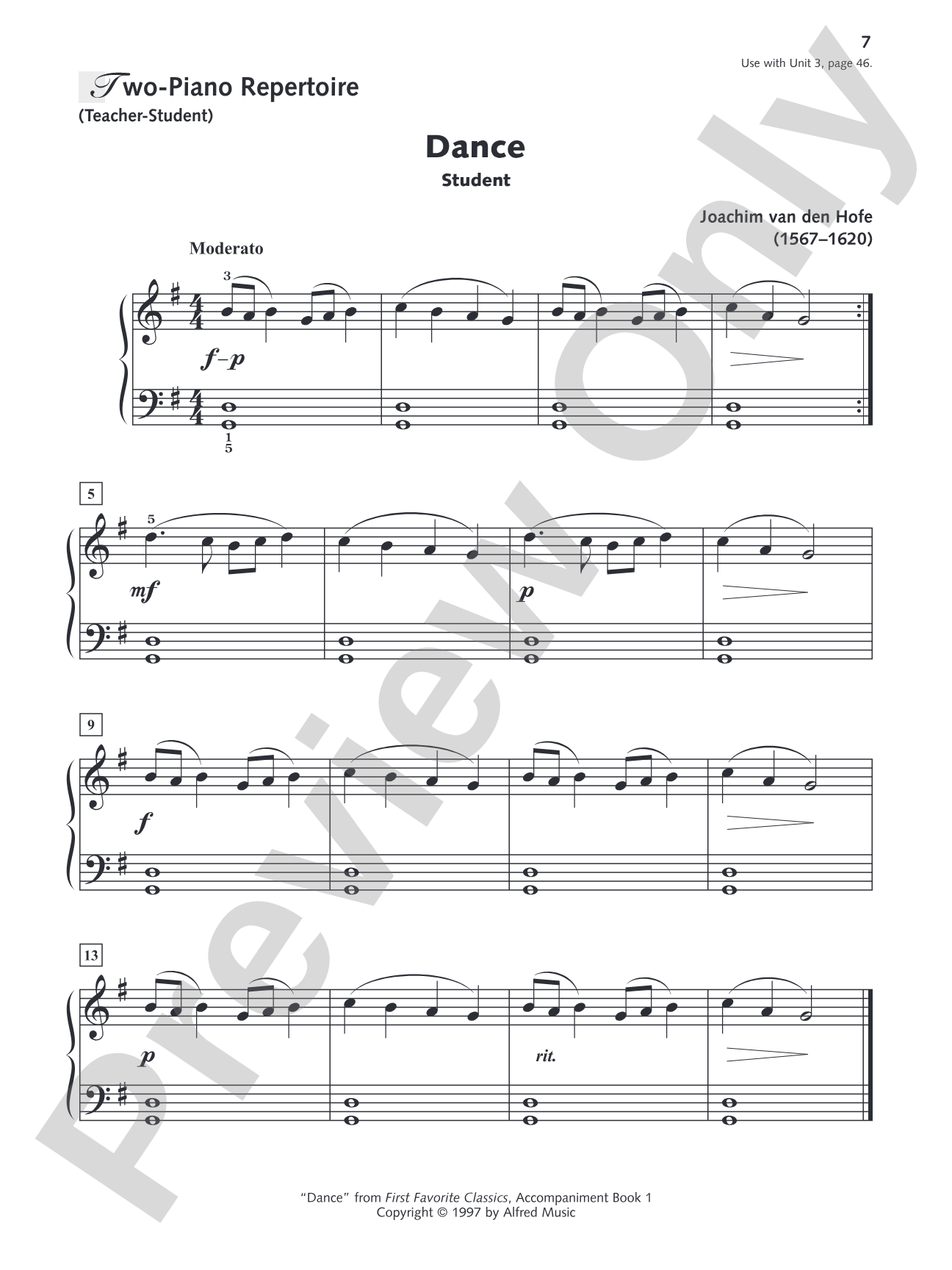 Alfred's Group Piano for Adults: Ensemble Music, Book 1: Repertoire for Piano Duet, Two Pianos, and Multiple Pianos: Piano