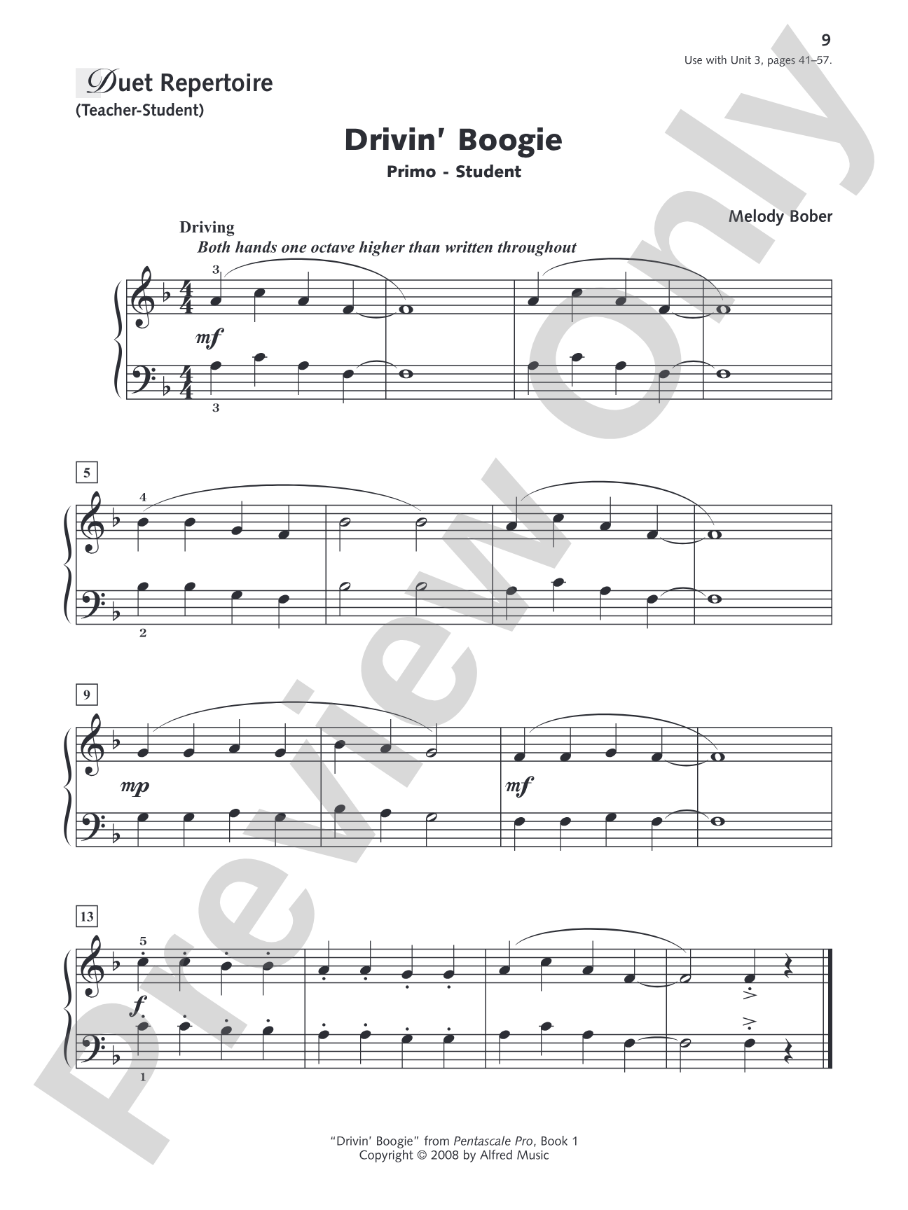 Alfred's Group Piano for Adults: Ensemble Music, Book 1: Repertoire for Piano Duet, Two Pianos, and Multiple Pianos: Piano