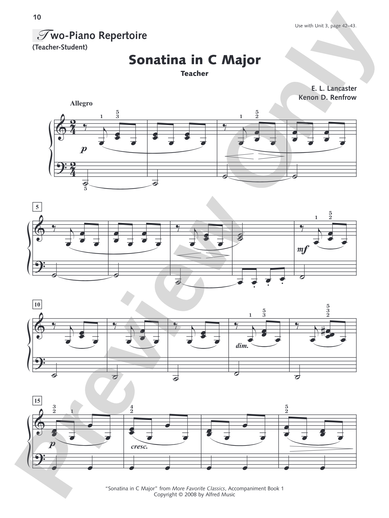 Alfred's Group Piano for Adults: Ensemble Music, Book 2: Repertoire for Piano Duet, Two Pianos, and Multiple Pianos: Piano