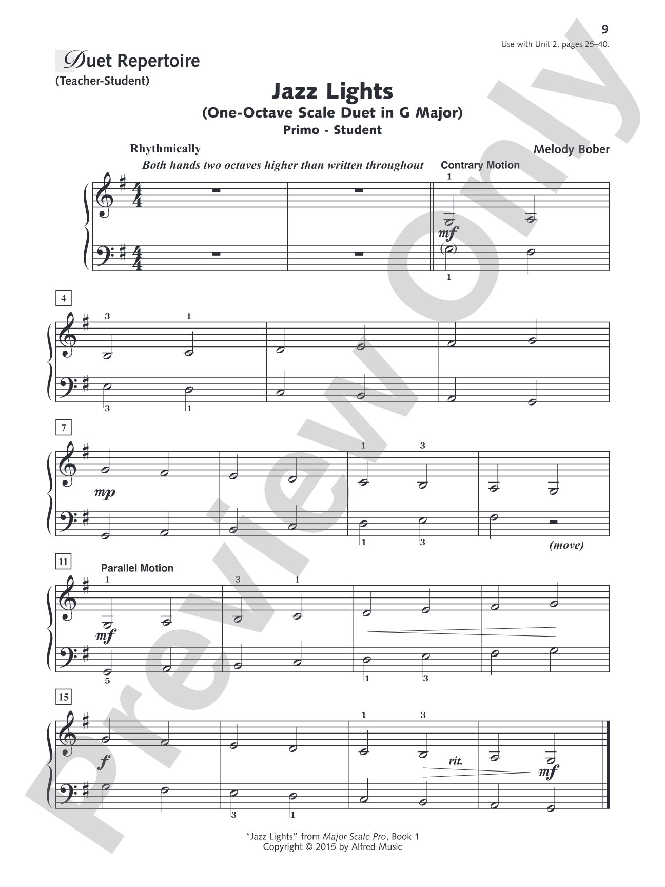Alfred's Group Piano for Adults: Ensemble Music, Book 2: Repertoire for Piano Duet, Two Pianos, and Multiple Pianos: Piano