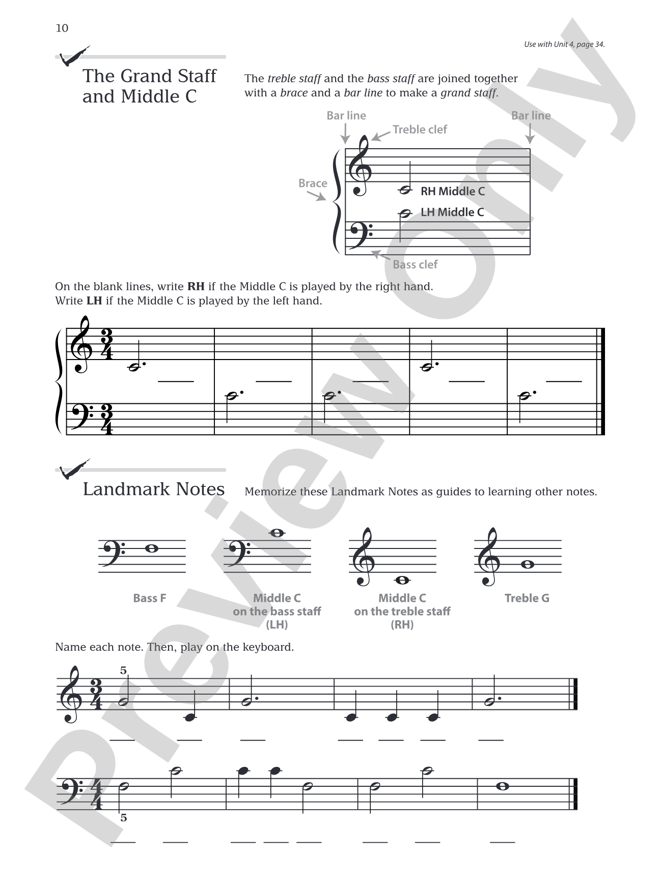 Piano 101: Notespeller, Book 1: Carefully Sequenced Exercises That Reinforce Note-Reading Skills: Piano