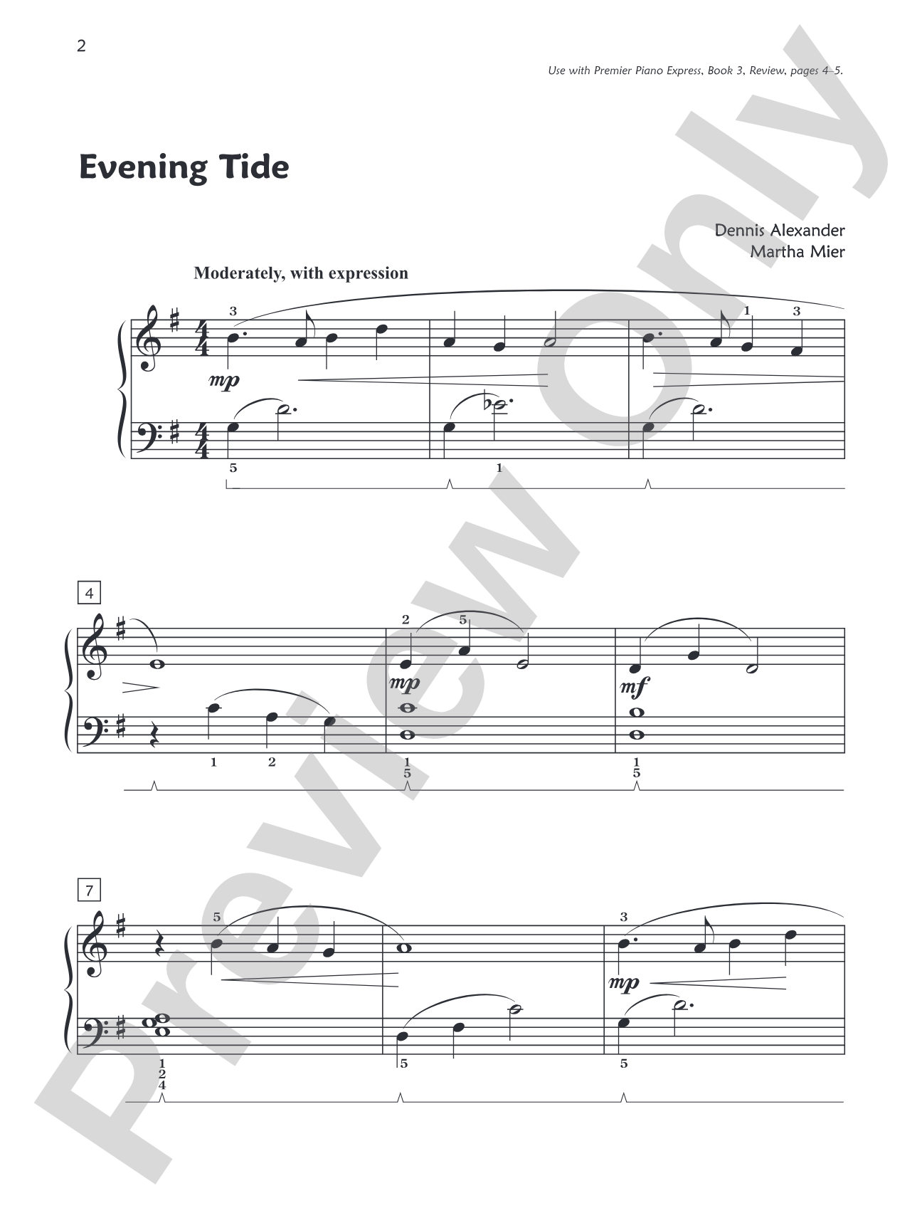 Premier Piano Express, Repertoire Book 3: Piano