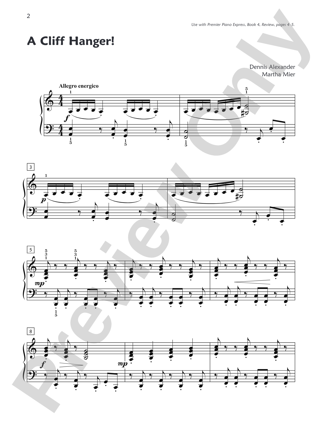 Premier Piano Express, Repertoire Book 4: Piano