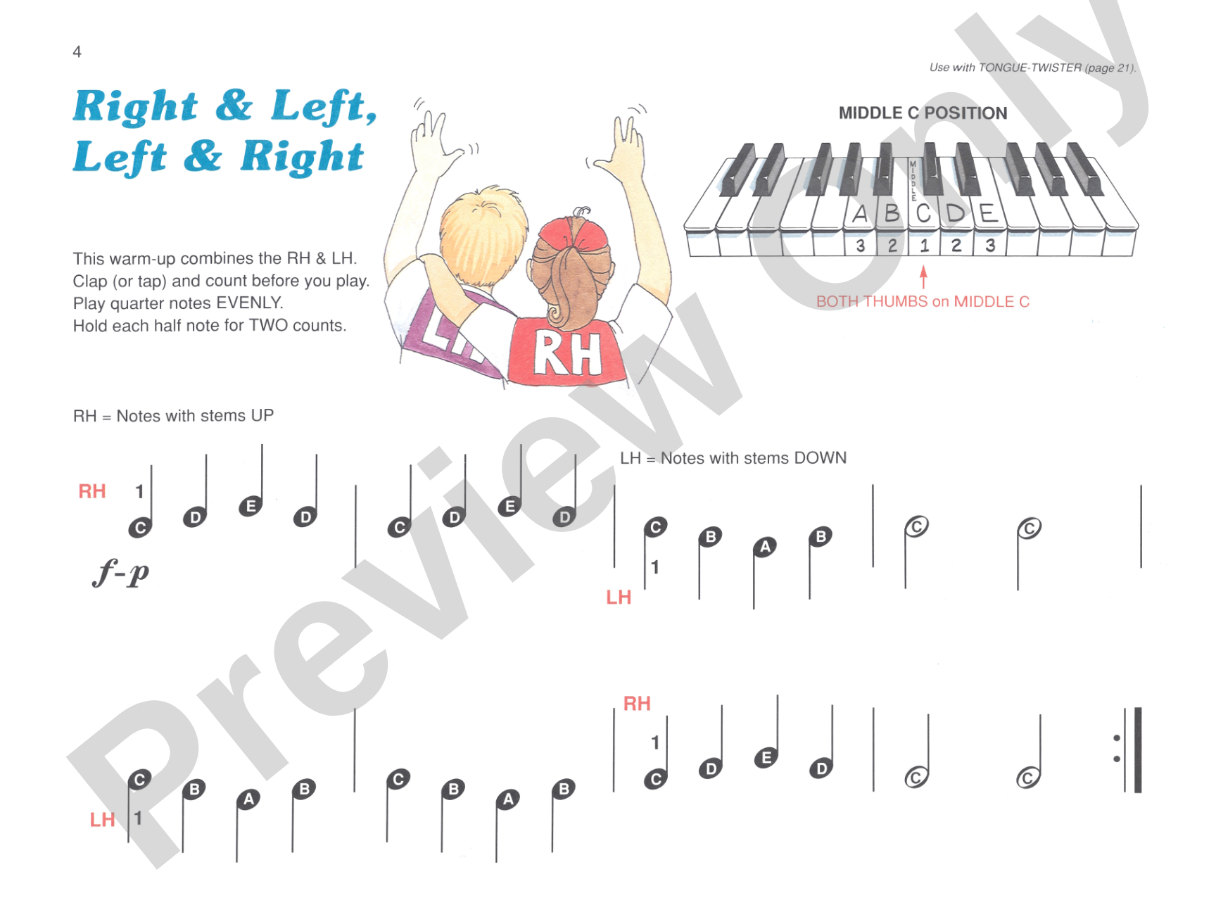 Alfred's Basic Piano Prep Course: Technic Book A: For the Young Beginner: Piano