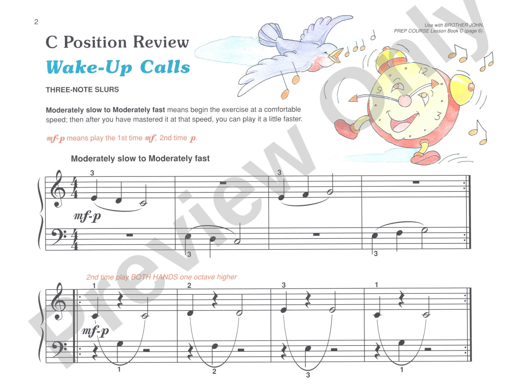 Alfred's Basic Piano Prep Course: Technic Book C: For the Young Beginner: Piano