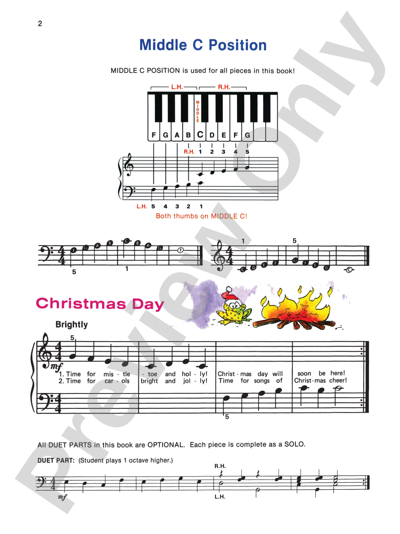 Alfred's Basic Piano Library: Merry Christmas! Book 1A: Piano