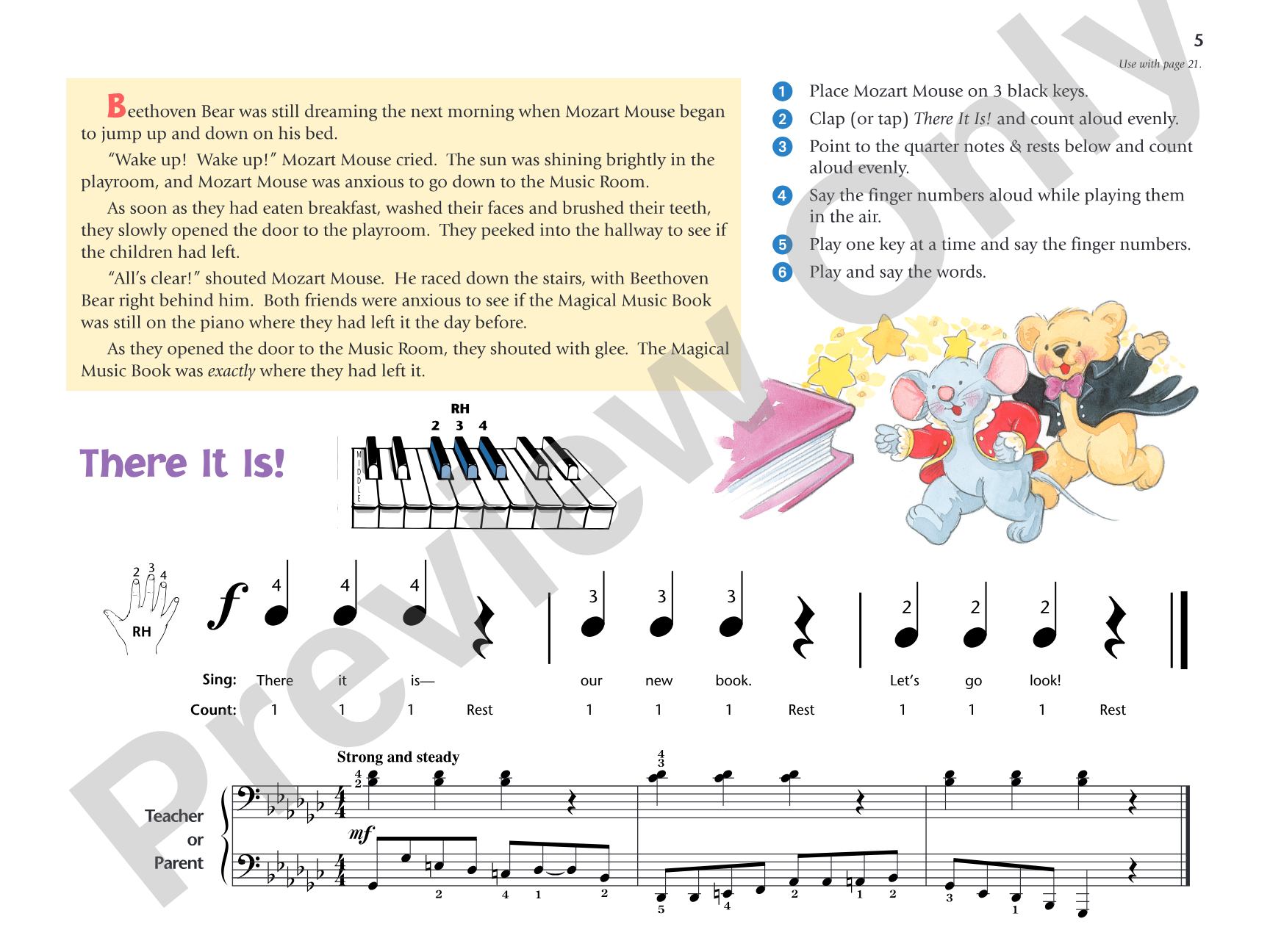 Music for Little Mozarts: Music Recital Book 1: Performance Repertoire to Bring Out the Music in Every Young Child: Piano