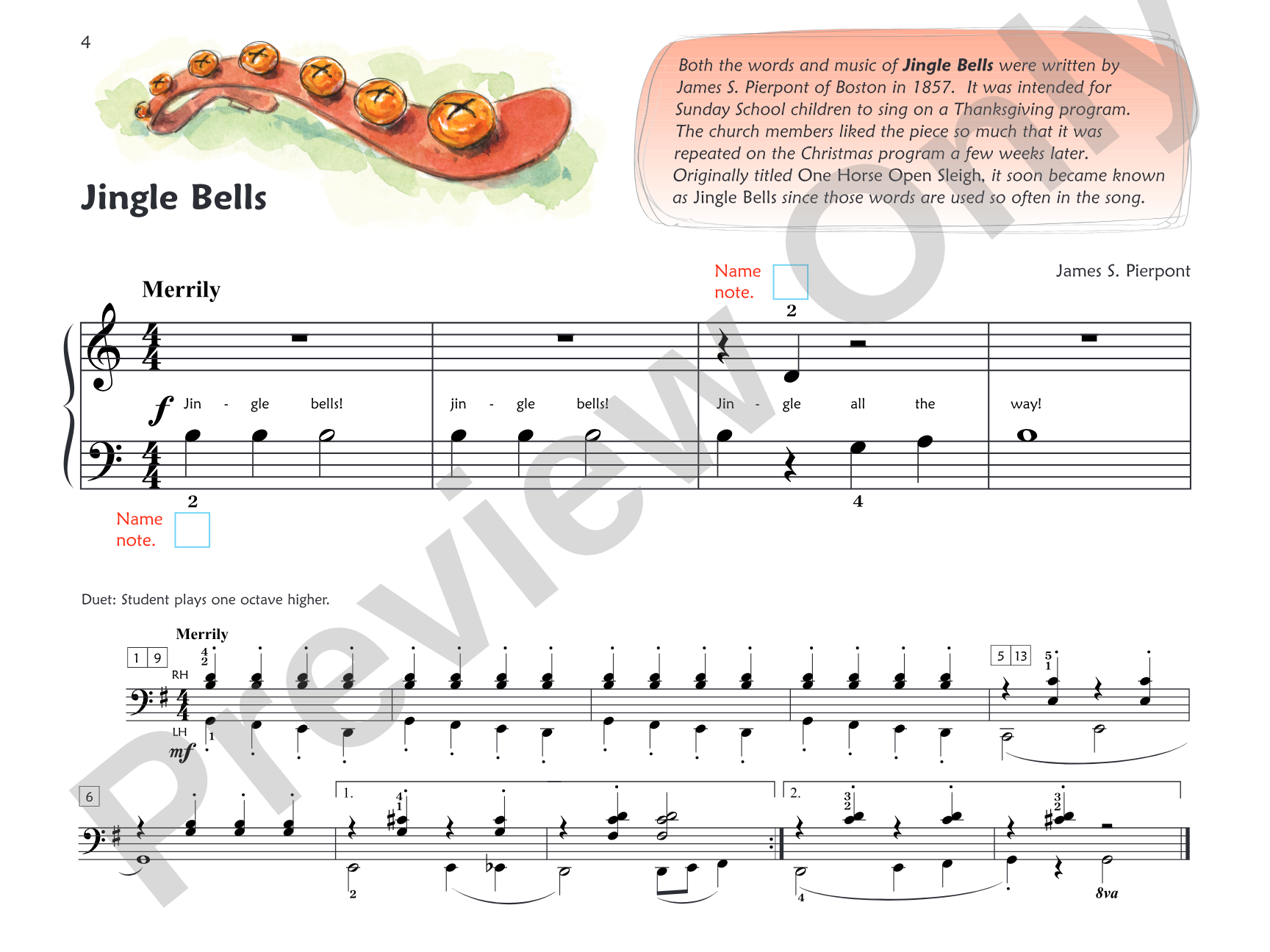 Premier Piano Course, Christmas 1A: Piano