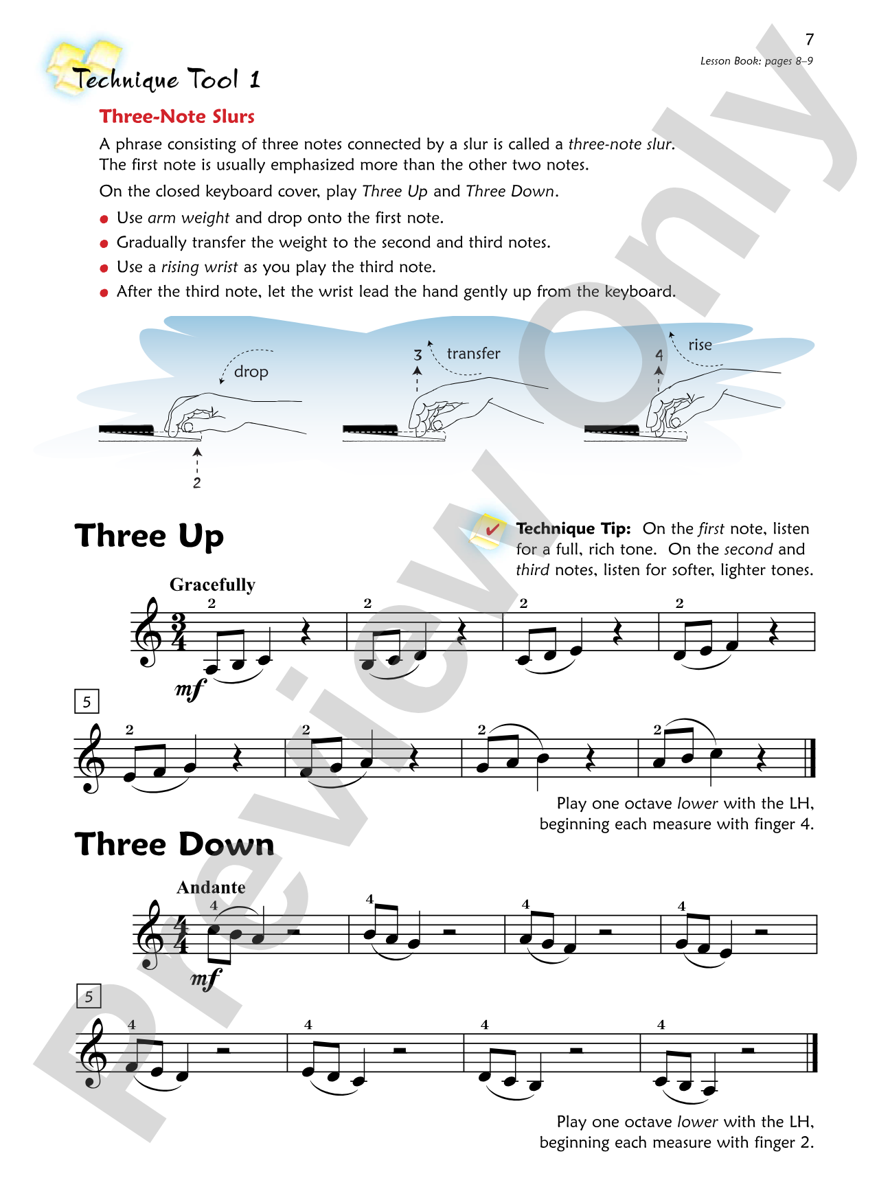 Premier Piano Course, Technique 2B: Piano