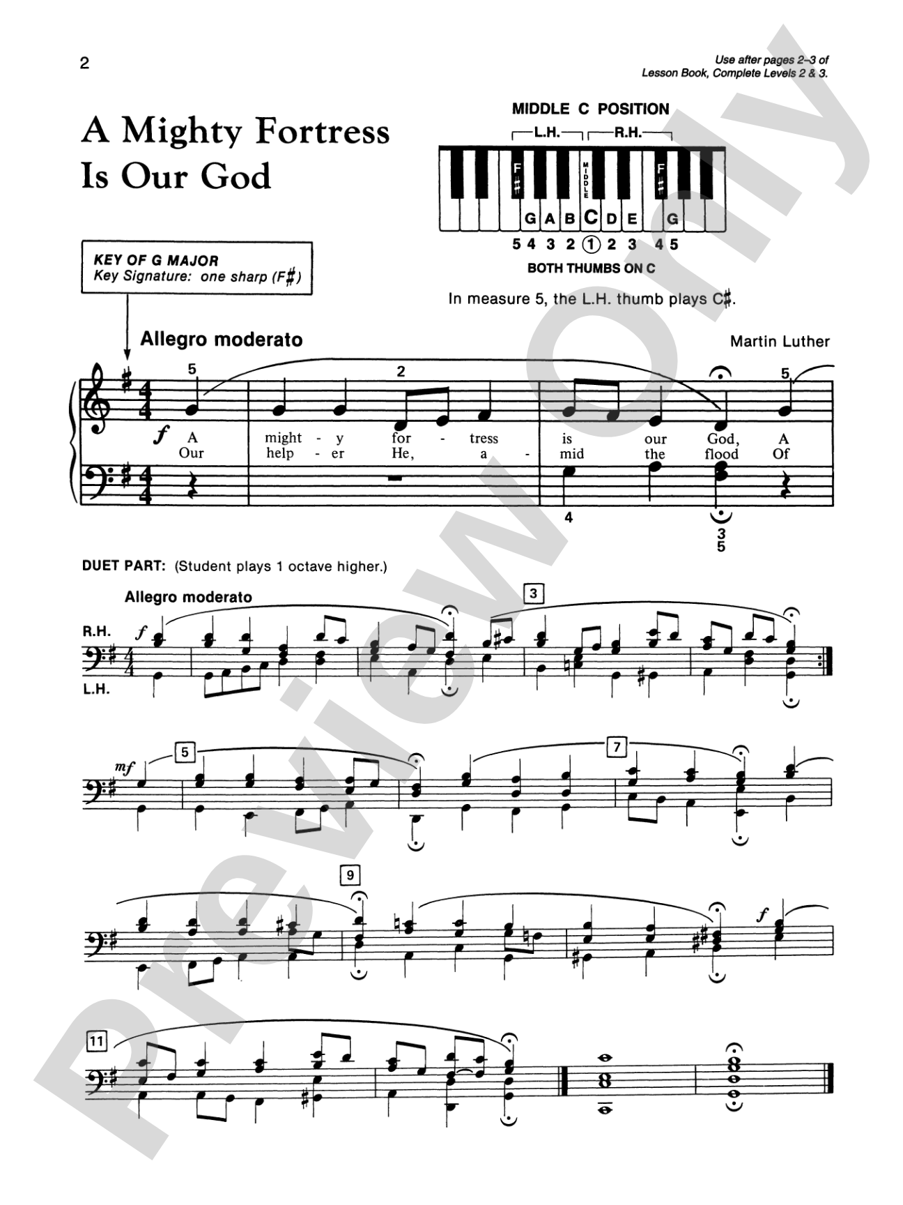 Alfred's Basic Piano Library: Hymn Book Complete 2 & 3: For the Later Beginner: Piano