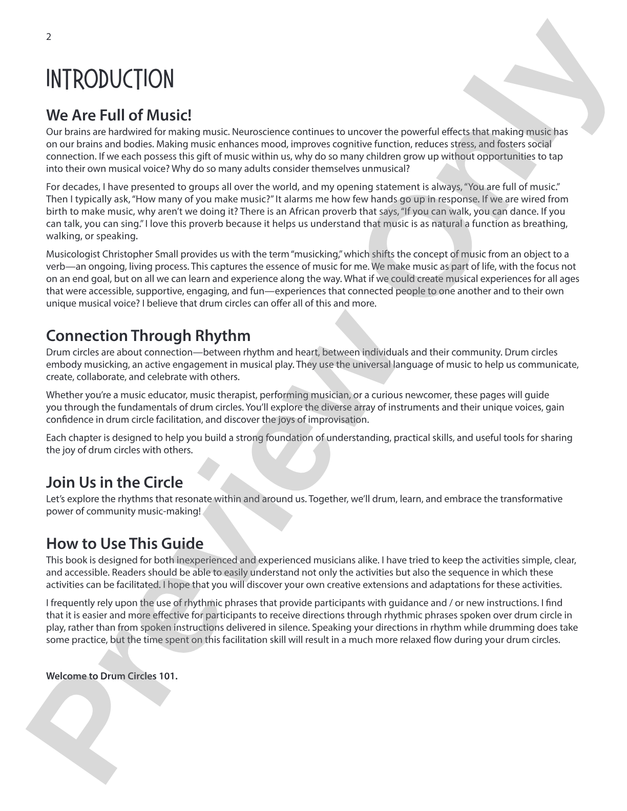 Drum Circles 101: A Practical Guide for Classrooms and Communities: Percussion Ensemble