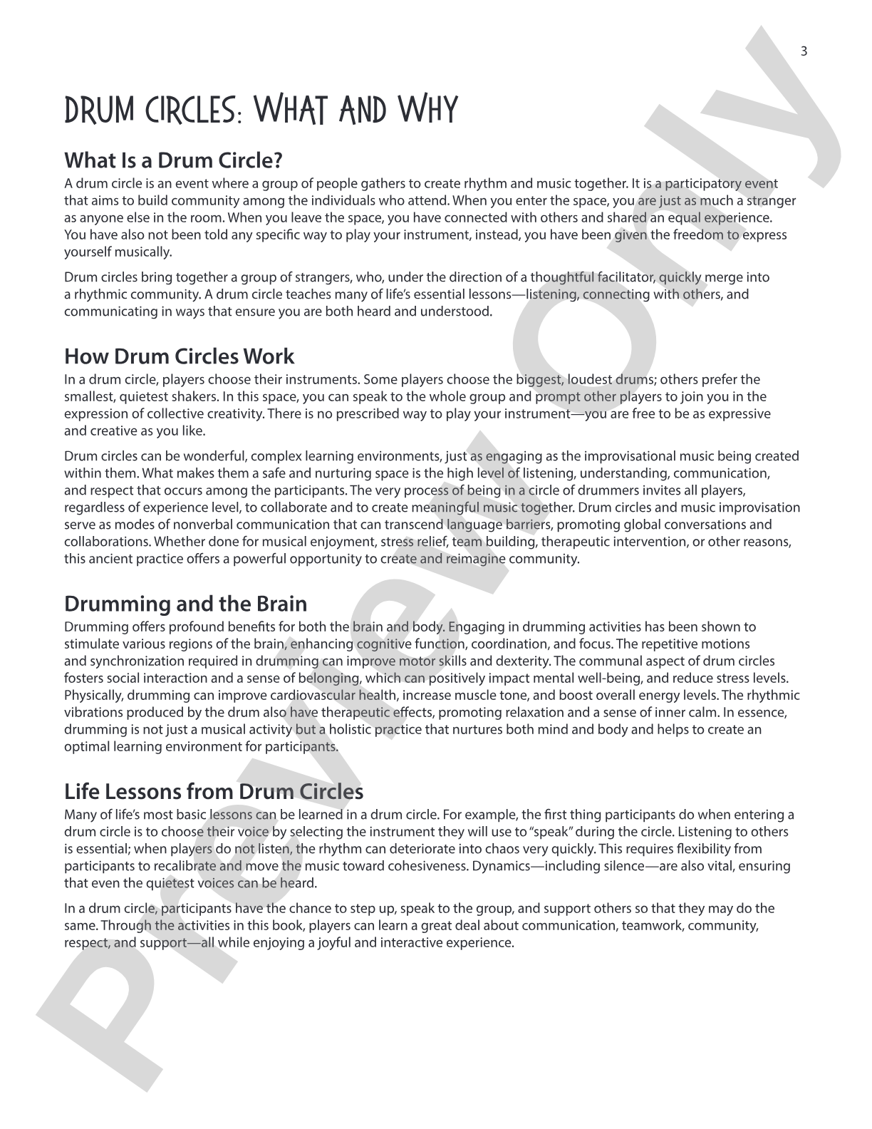 Drum Circles 101: A Practical Guide for Classrooms and Communities: Percussion Ensemble