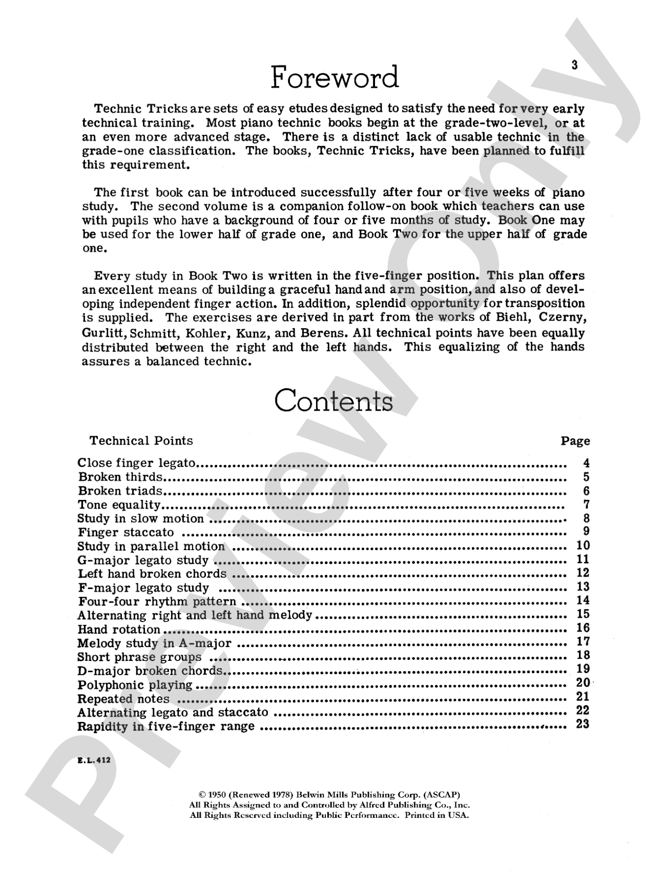 Technic Tricks, Book 2: Piano