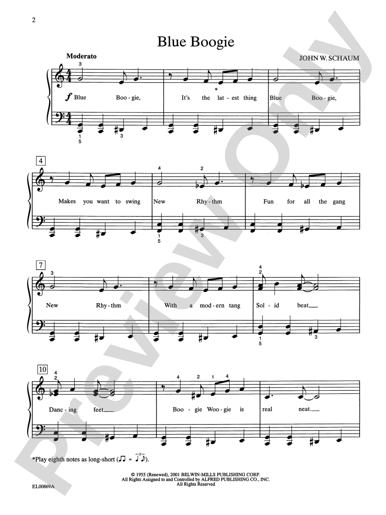 Schaum Solo Piano Album Series: The Boogie Book: Piano