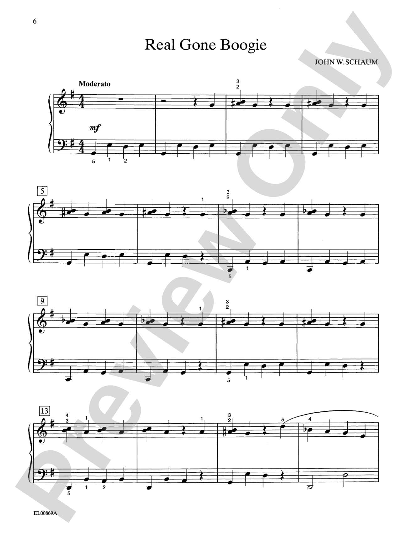 Schaum Solo Piano Album Series: The Boogie Book: Piano