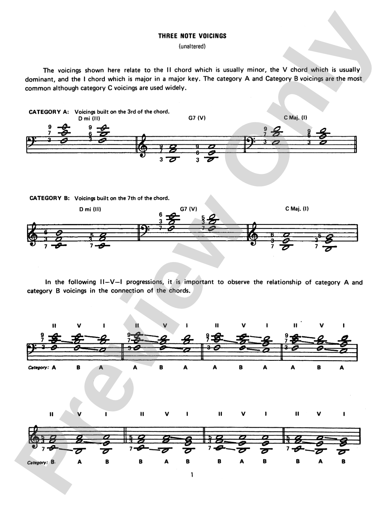 Jazz/Rock Voicings for the Contemporary Keyboard Player: Piano