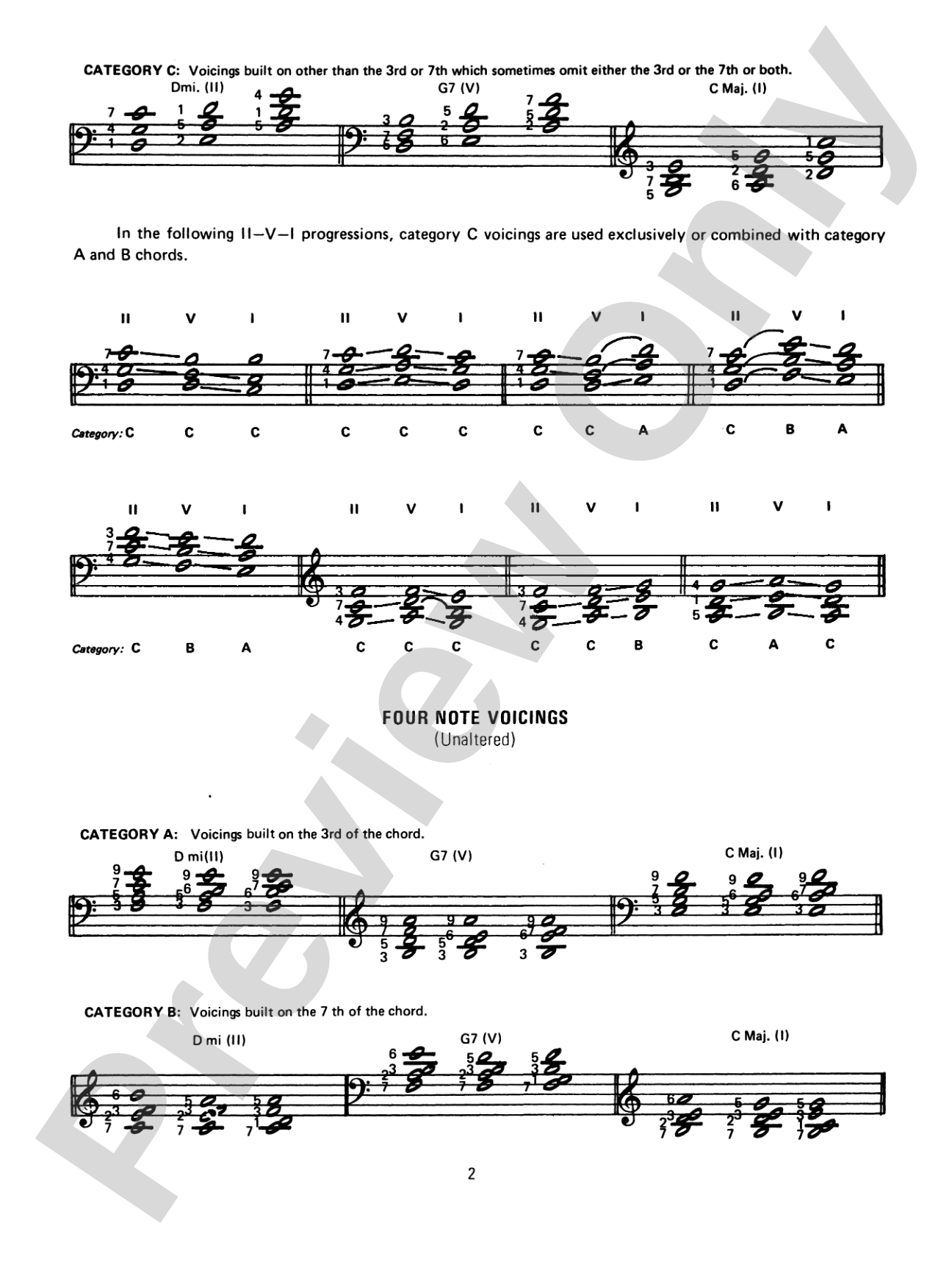 Jazz/Rock Voicings for the Contemporary Keyboard Player: Piano
