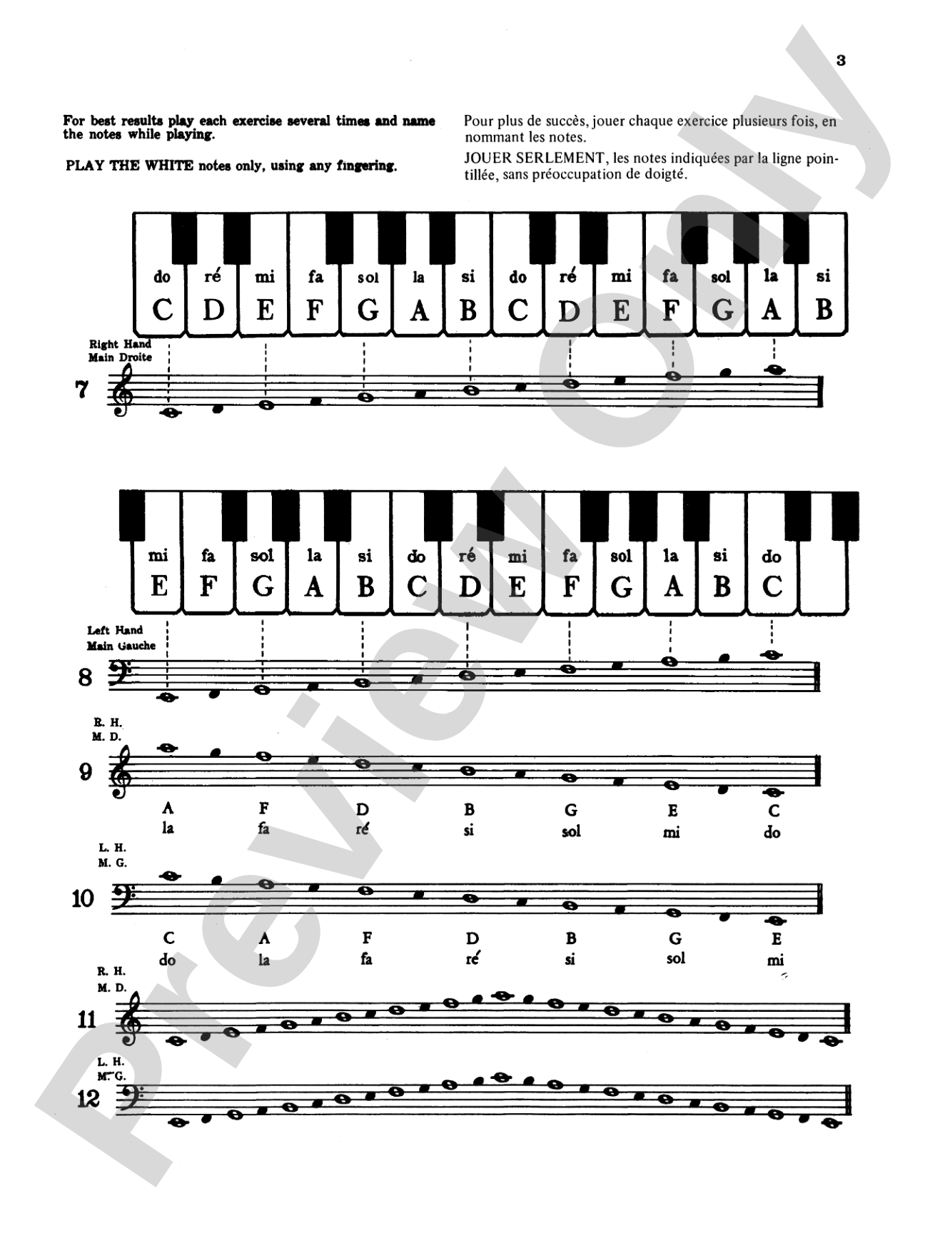 Practical Sight Reading Exercises for Piano Students, Book 1: Piano