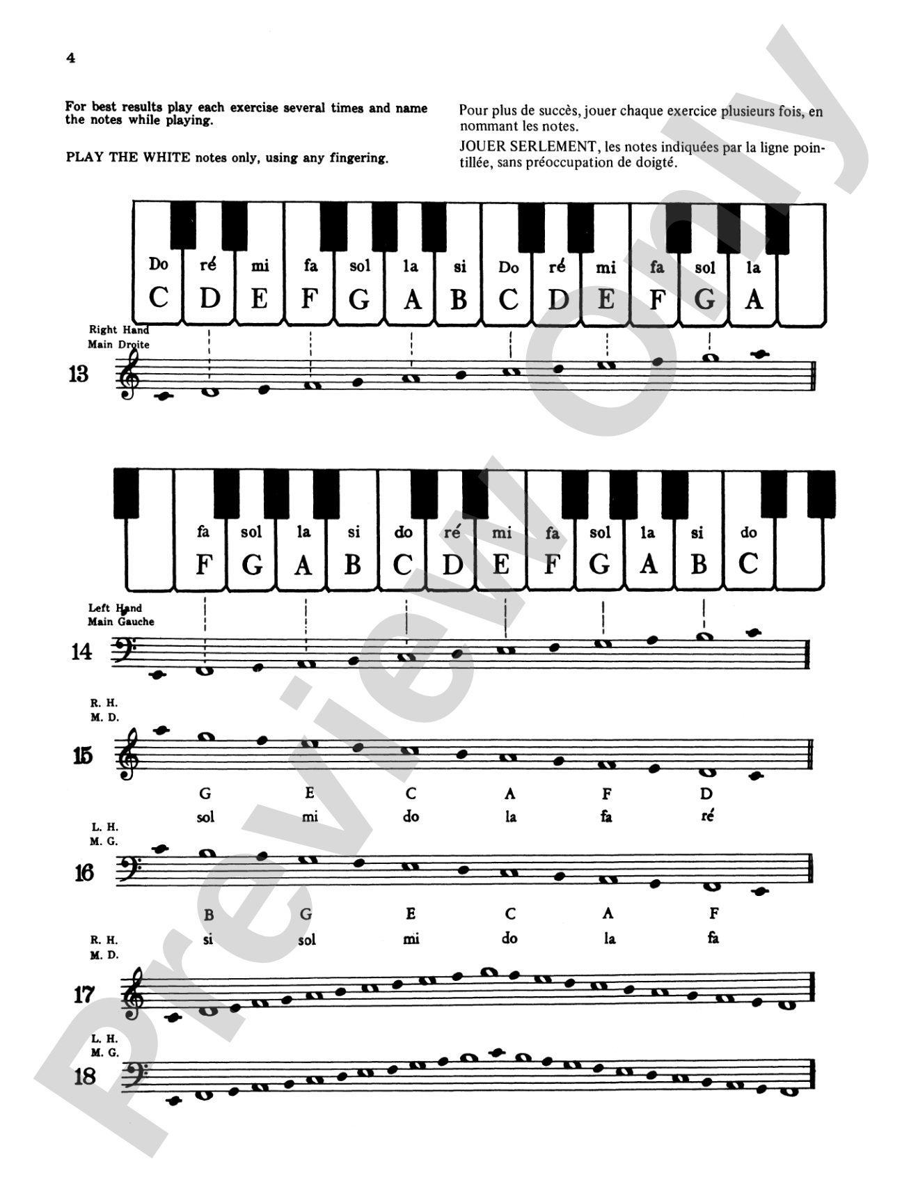 Practical Sight Reading Exercises for Piano Students, Book 1: Piano