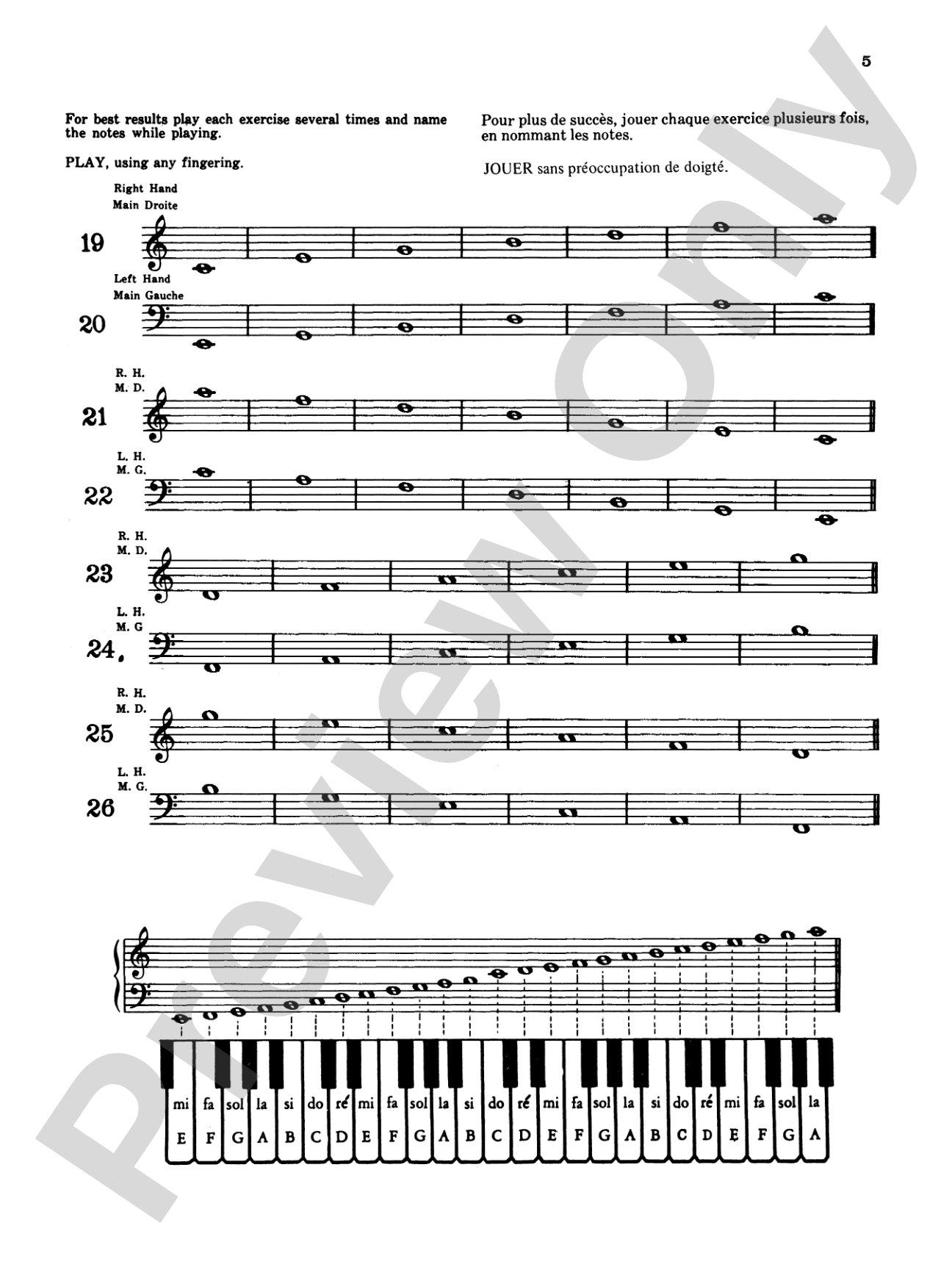 Practical Sight Reading Exercises for Piano Students, Book 1: Piano
