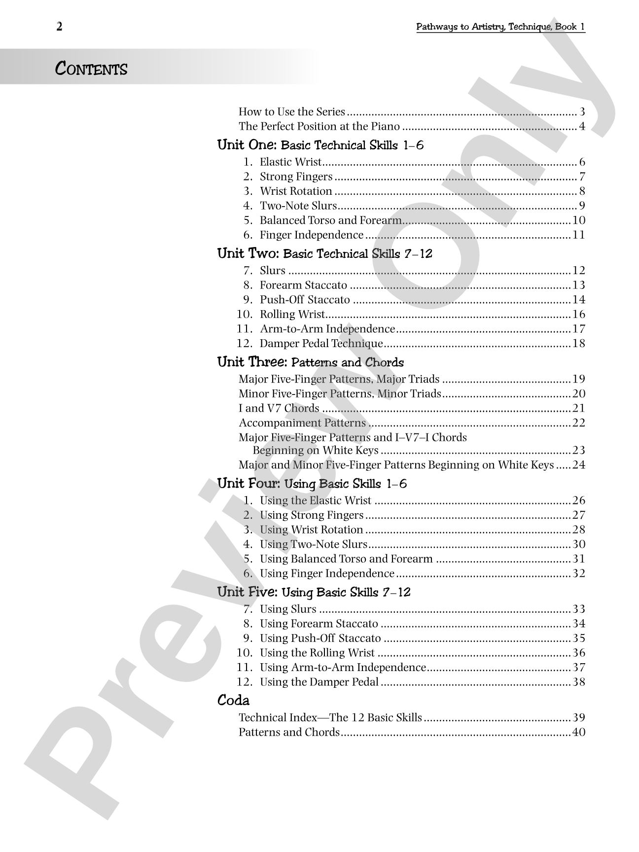 Pathways to Artistry: Technique, Book 1: A Method for Comprehensive Technical and Musical Development: Piano