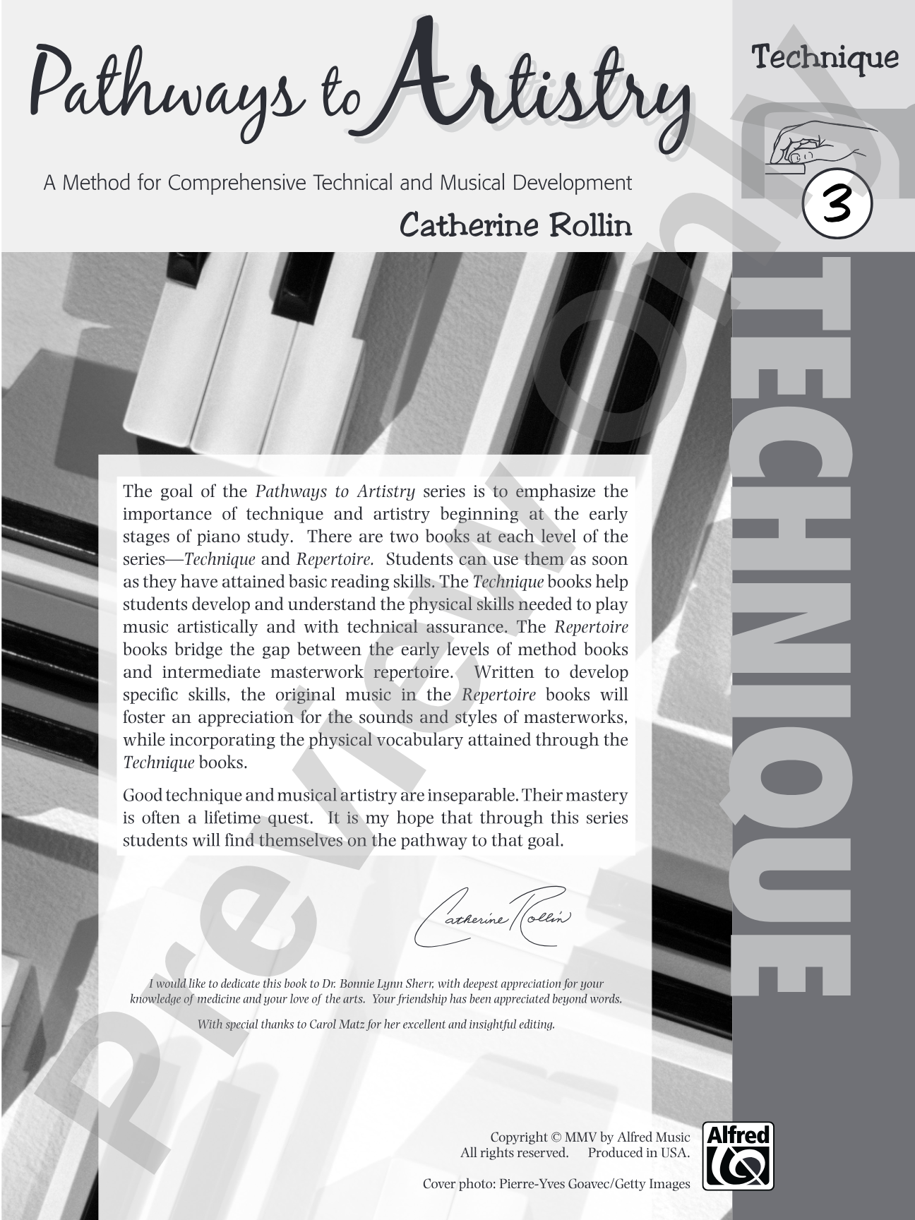 Pathways to Artistry: Technique, Book 3: A Method for Comprehensive Technical and Musical Development: Piano