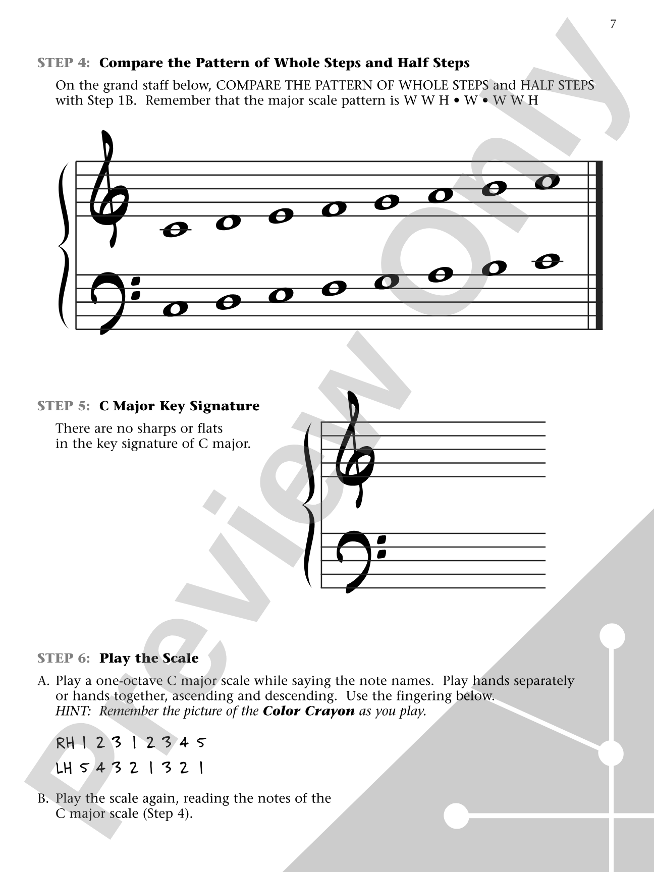 Major Scale Picture Workbook: A Fun Approach to Learning Major Scales: Piano