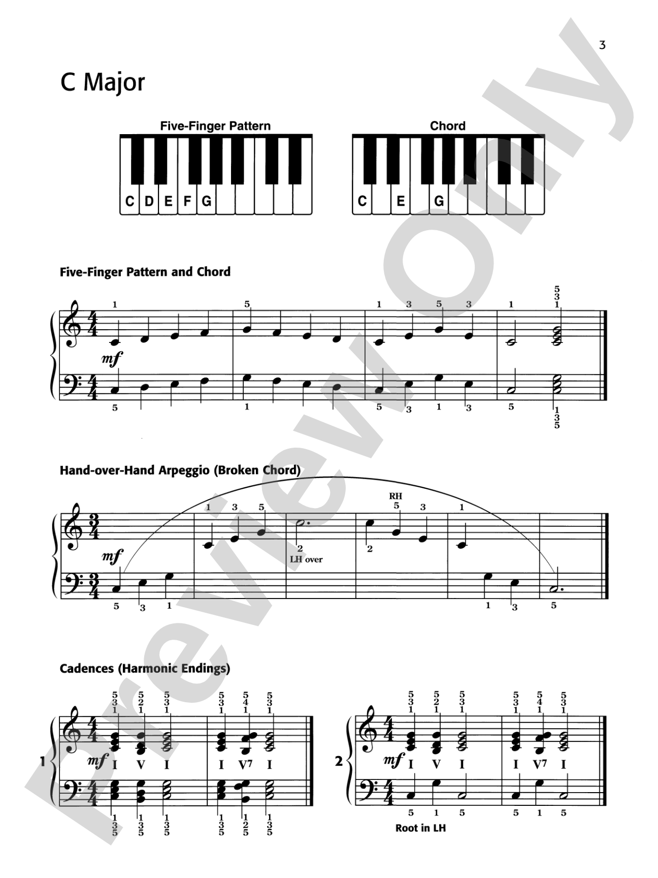 Daily Warm-Ups, Set 1: Major Five-Finger Patterns & Chords: Piano