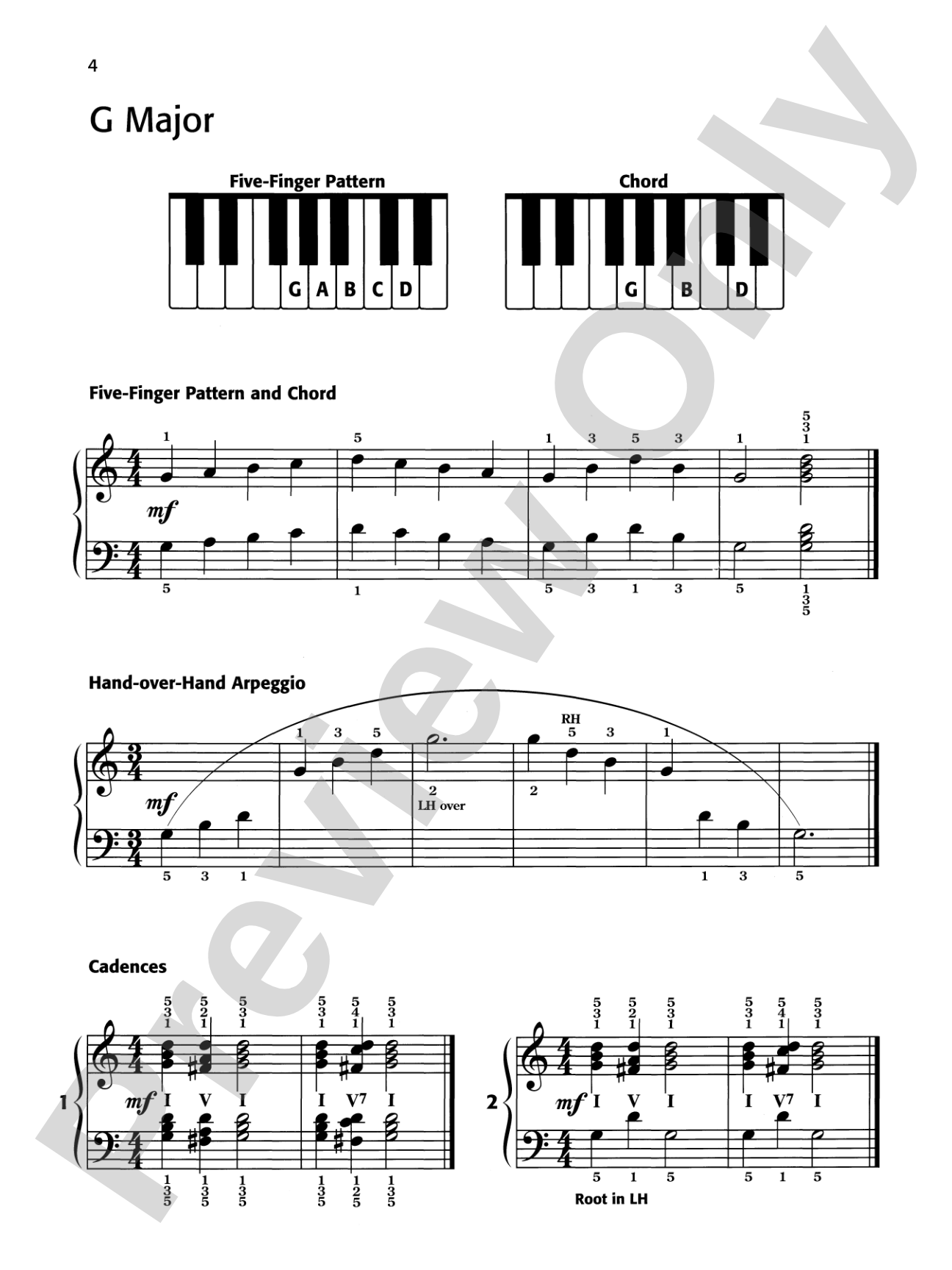 Daily Warm-Ups, Set 1: Major Five-Finger Patterns & Chords: Piano