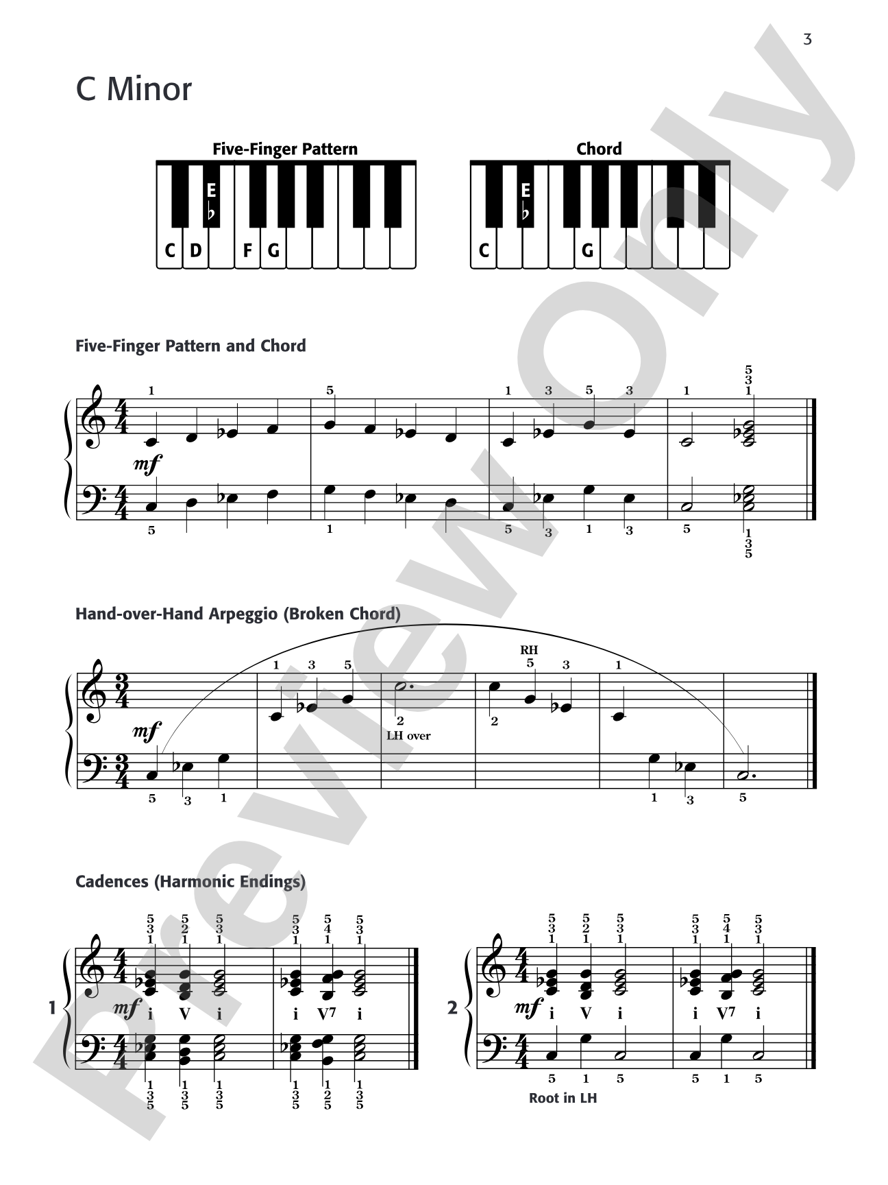 Daily Warm-Ups, Set 2: Minor Five-Finger Patterns & Chords: Piano