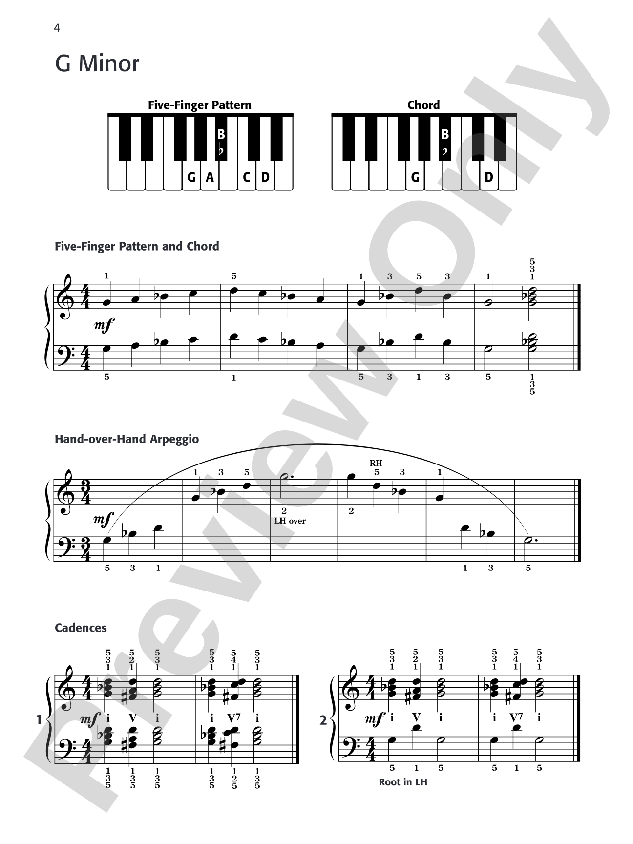 Daily Warm-Ups, Set 2: Minor Five-Finger Patterns & Chords: Piano
