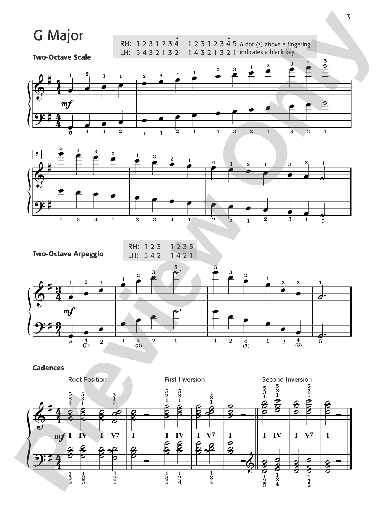 Daily Warm-Ups, Set 5: Major Scales & Arpeggios (Two Octaves): Piano