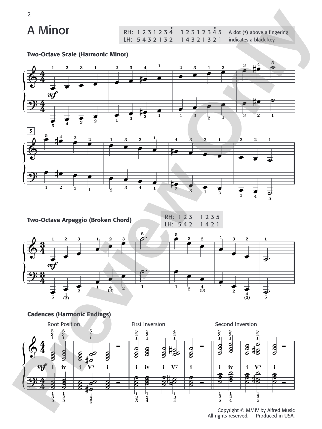 Daily Warm-Ups, Set 6: Minor Scales & Arpeggios (Two Octaves): Piano