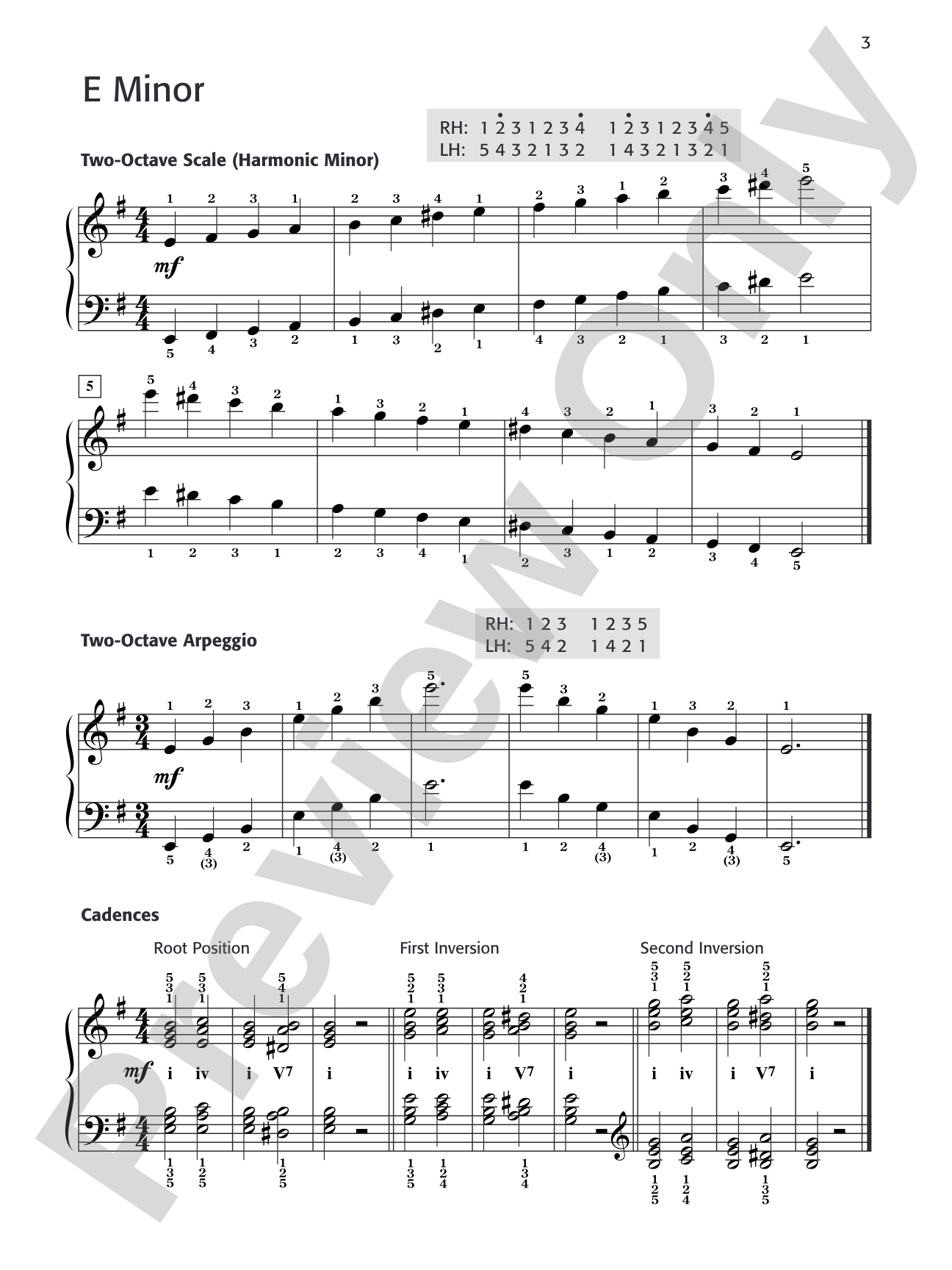 Daily Warm-Ups, Set 6: Minor Scales & Arpeggios (Two Octaves): Piano