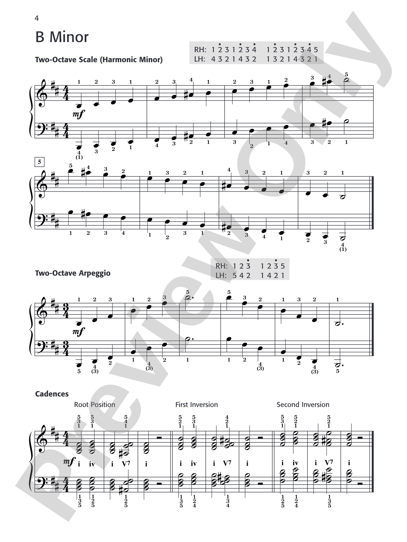 Daily Warm-Ups, Set 6: Minor Scales & Arpeggios (Two Octaves): Piano
