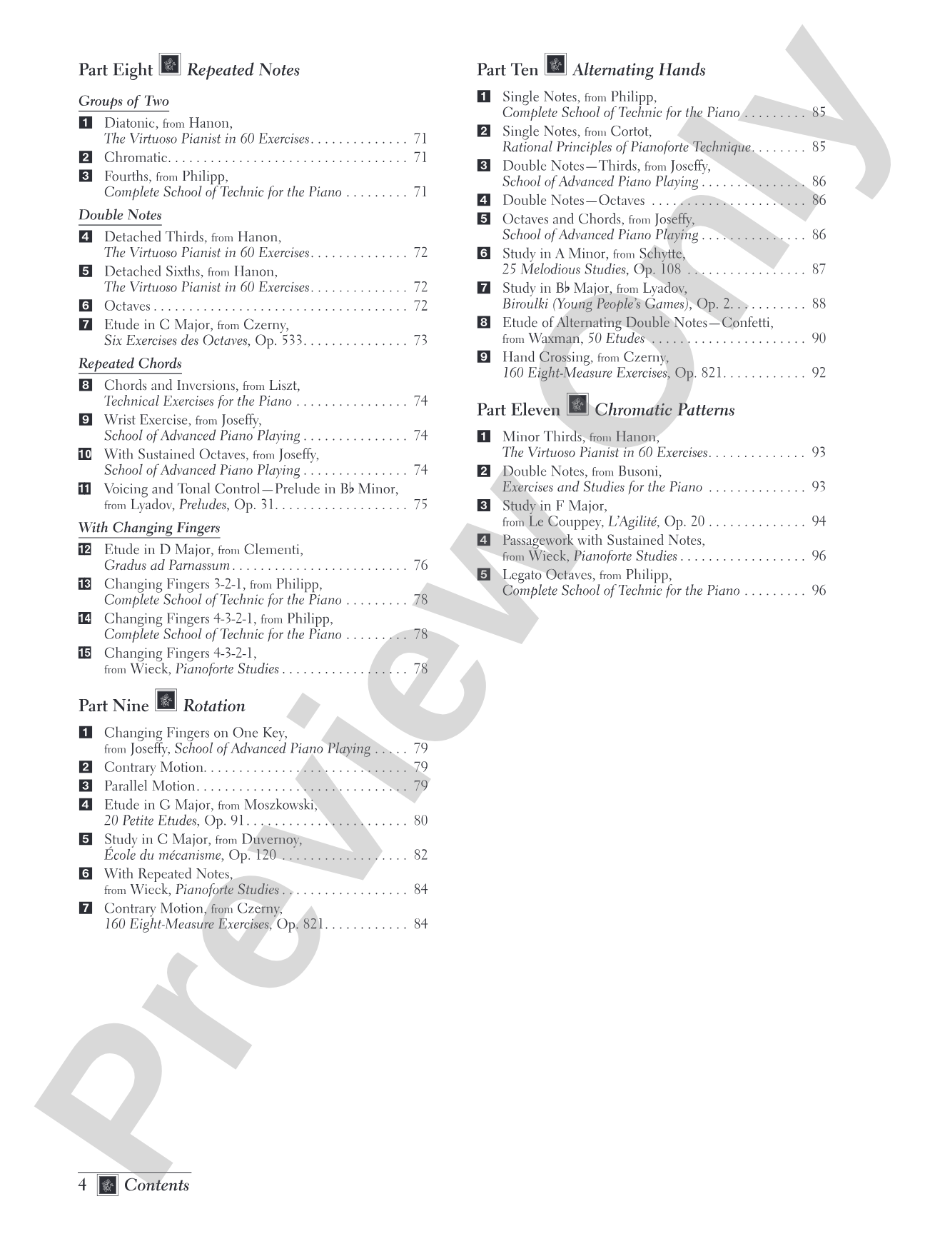Technique for the Advancing Pianist: An Essential Collection of Progressive Exercises and Etudes: Piano