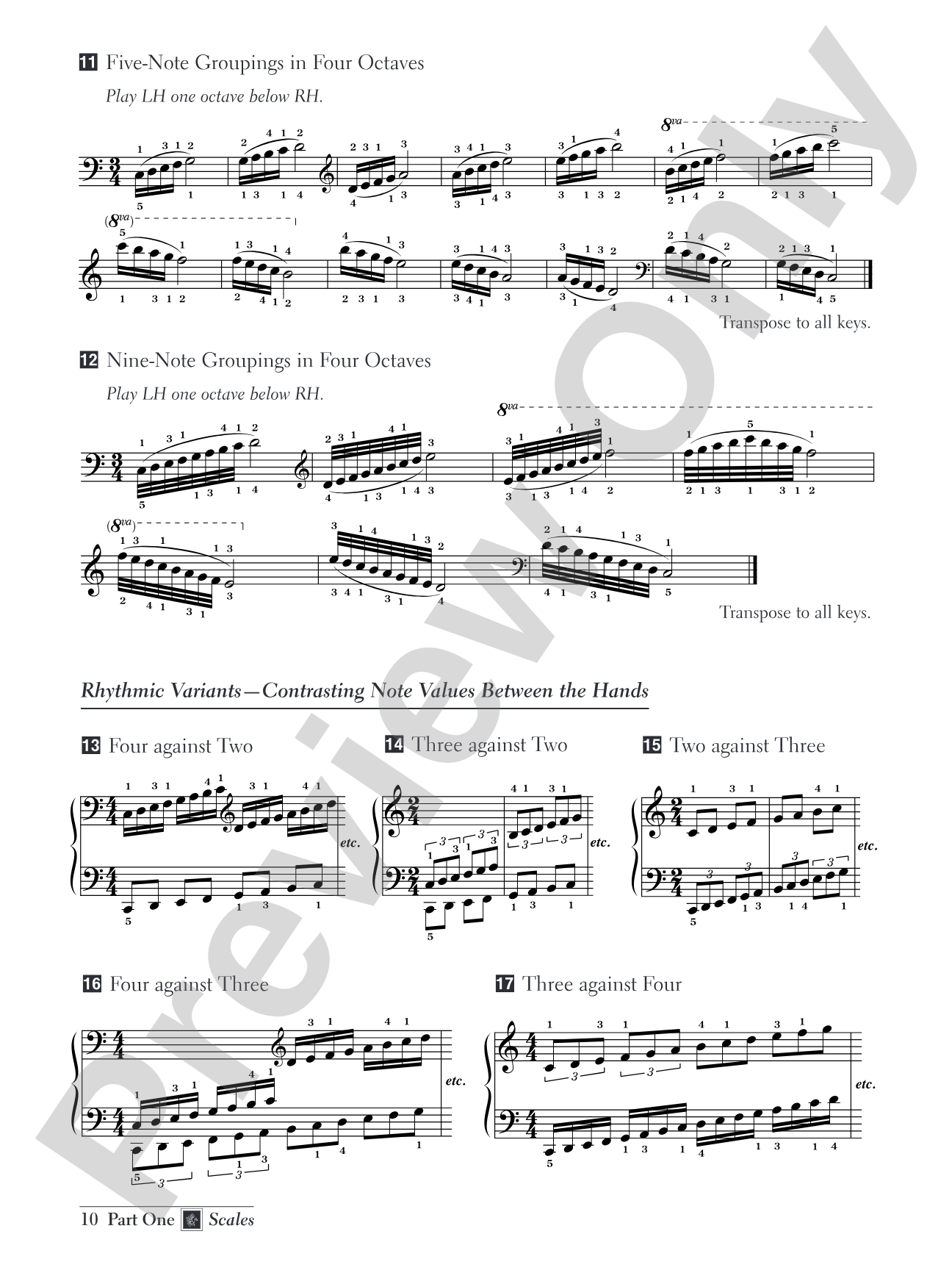 Technique for the Advancing Pianist: An Essential Collection of Progressive Exercises and Etudes: Piano