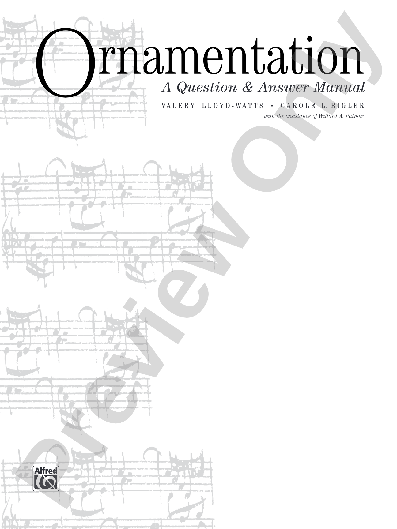 Ornamentation: A Question & Answer Manual: Piano