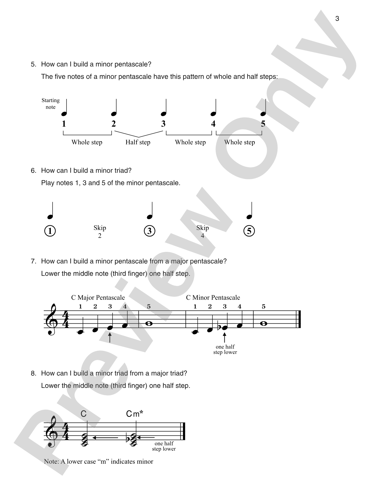 Pentascale Pro, Book 1: An Introduction to Major and Minor 5-Finger Patterns: Piano